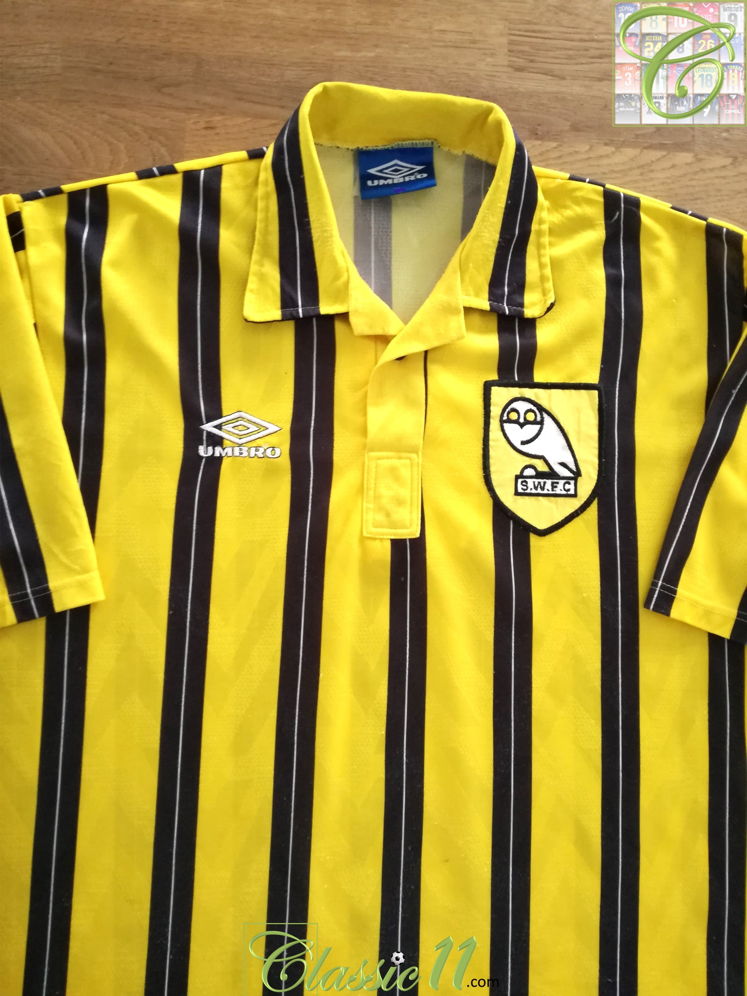 1992/93 Sheffield Wednesday Away Football Shirt