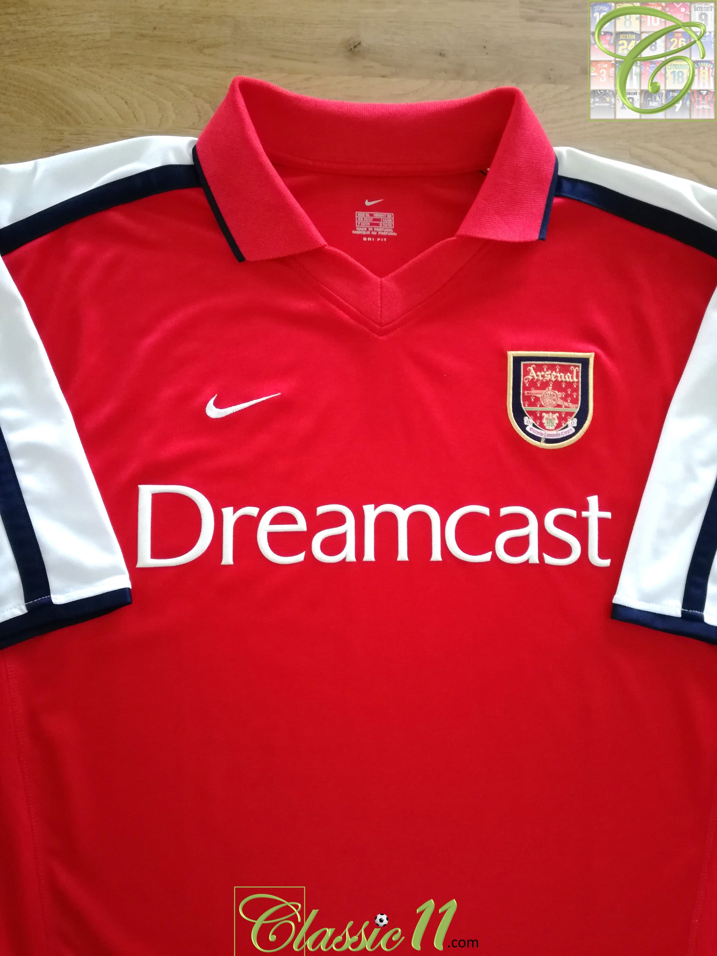 2000/01 Arsenal Home Football Shirt