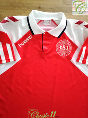 1992/93 Denmark Home Football Shirt