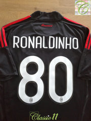 2009/10 AC Milan 3rd Football Shirt Ronaldinho #80 (M)