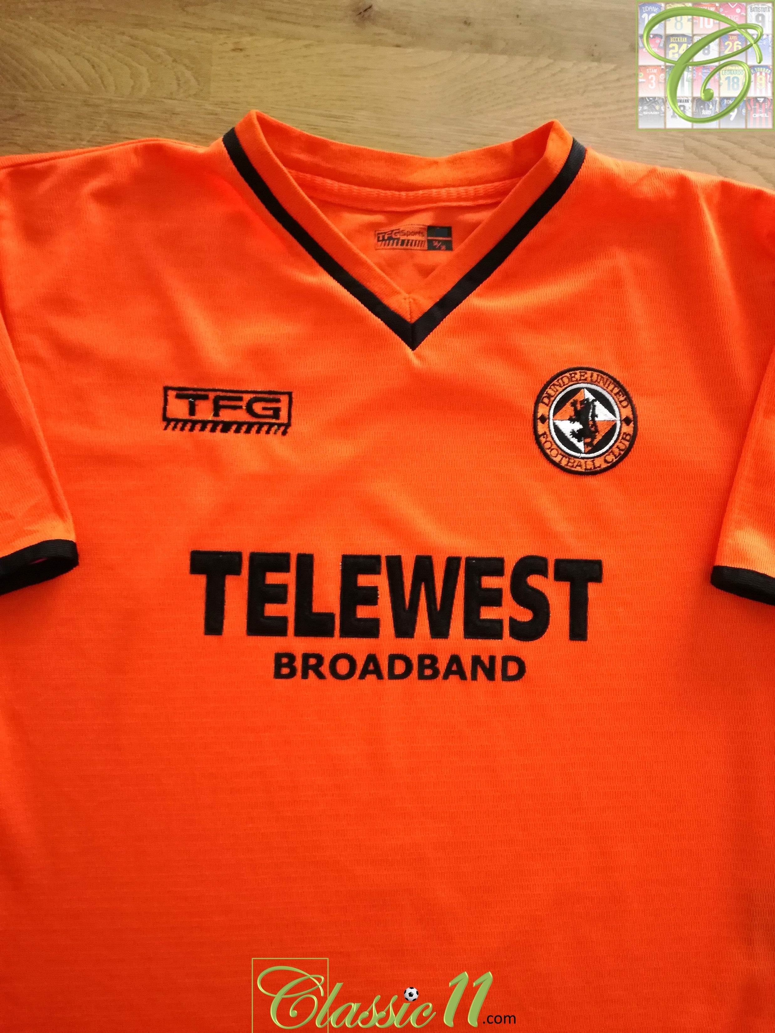 2001/02 Dundee United Home Football Shirt