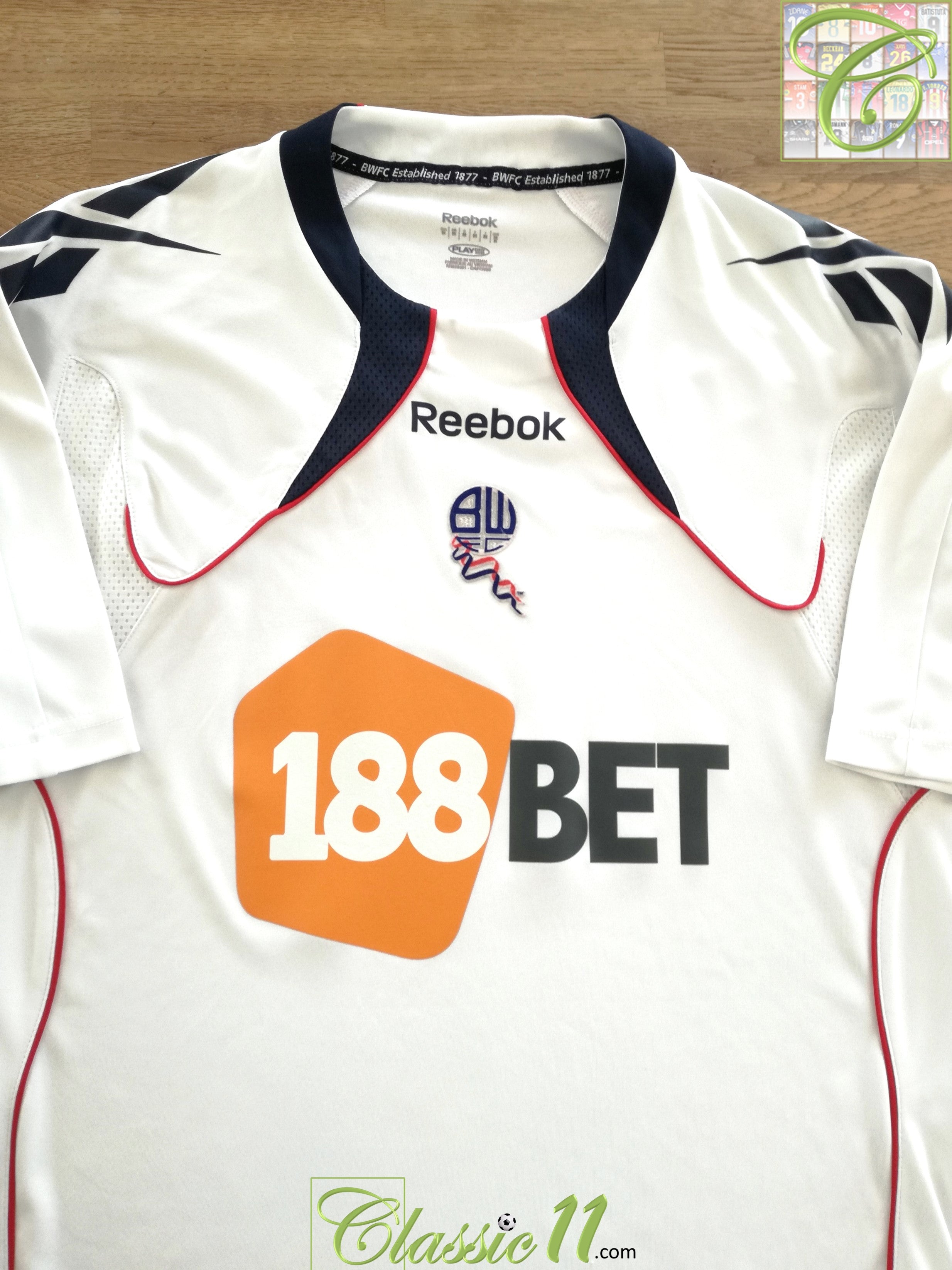 2010/11 Bolton Wanderers Home Football Shirt