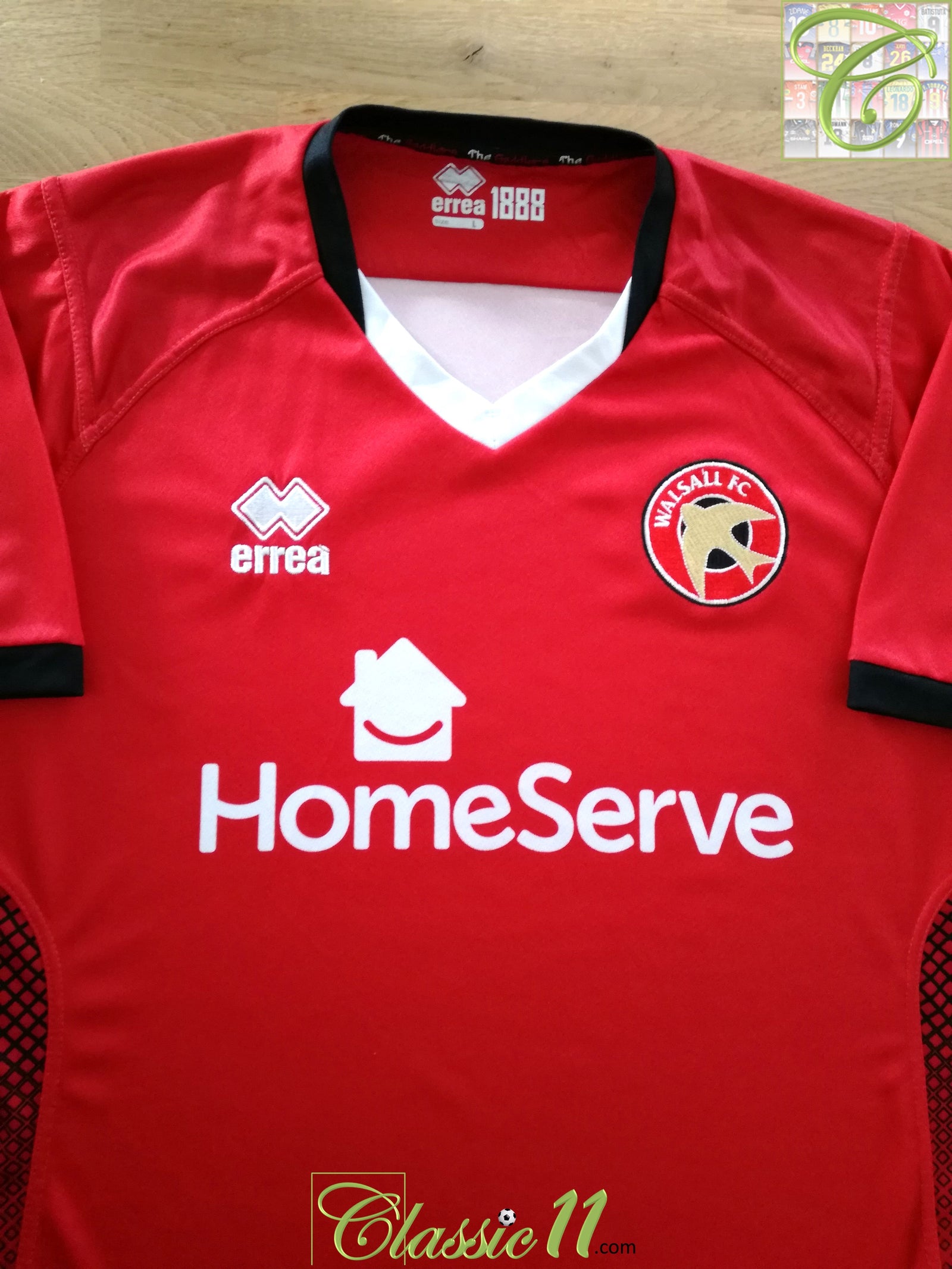 2018/19 Walsall Home Football Shirt