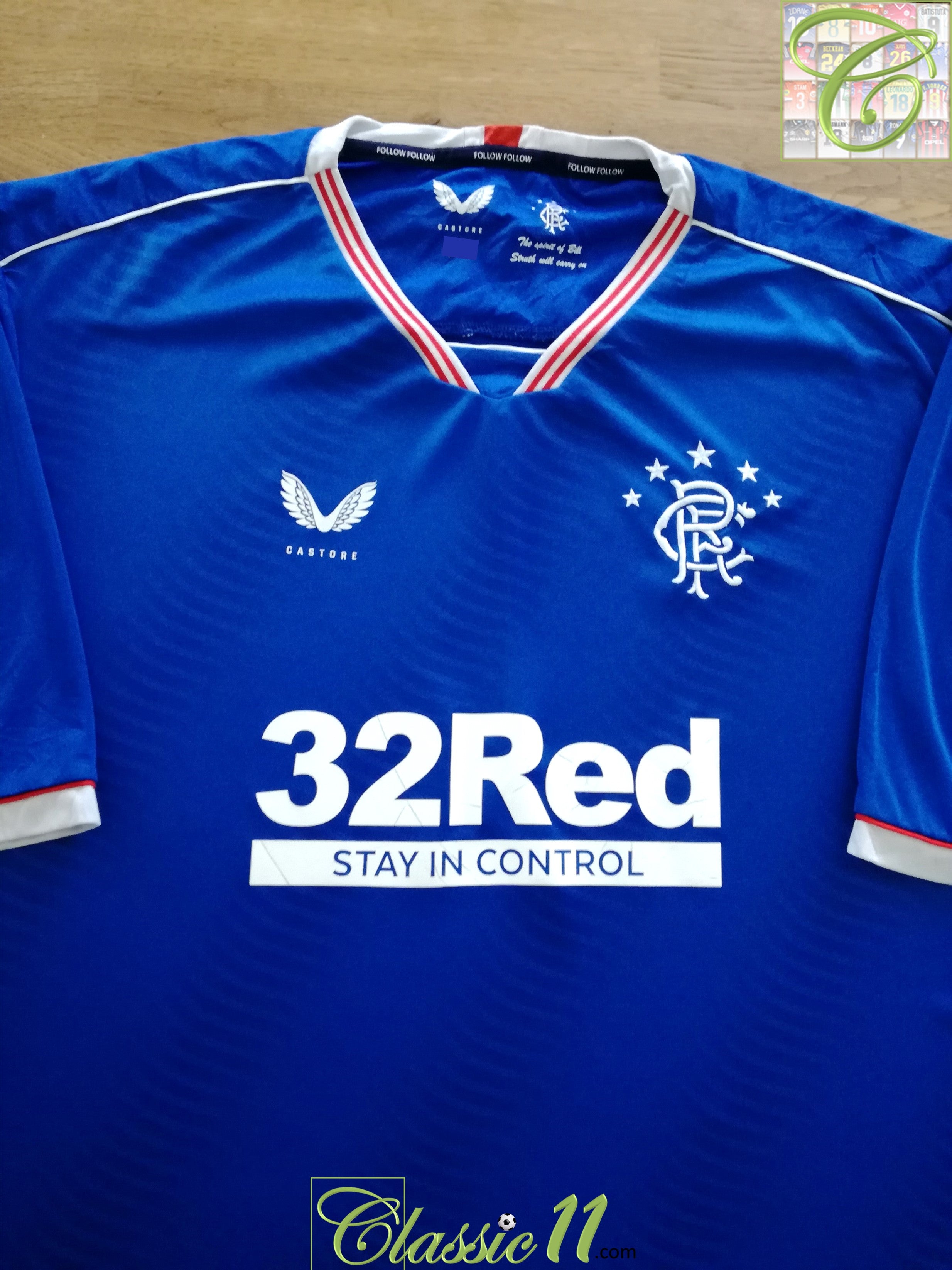 2020/21 Rangers Home Football Shirt