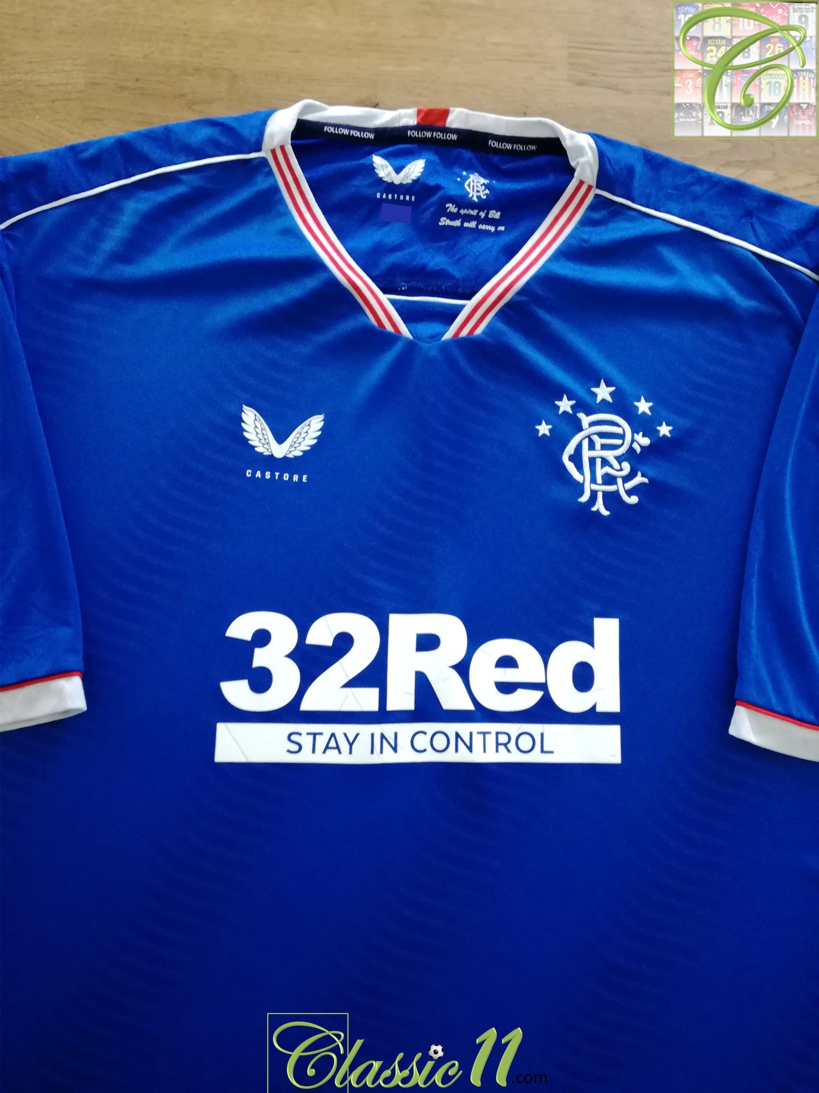 2020/21 Rangers Home Football Shirt