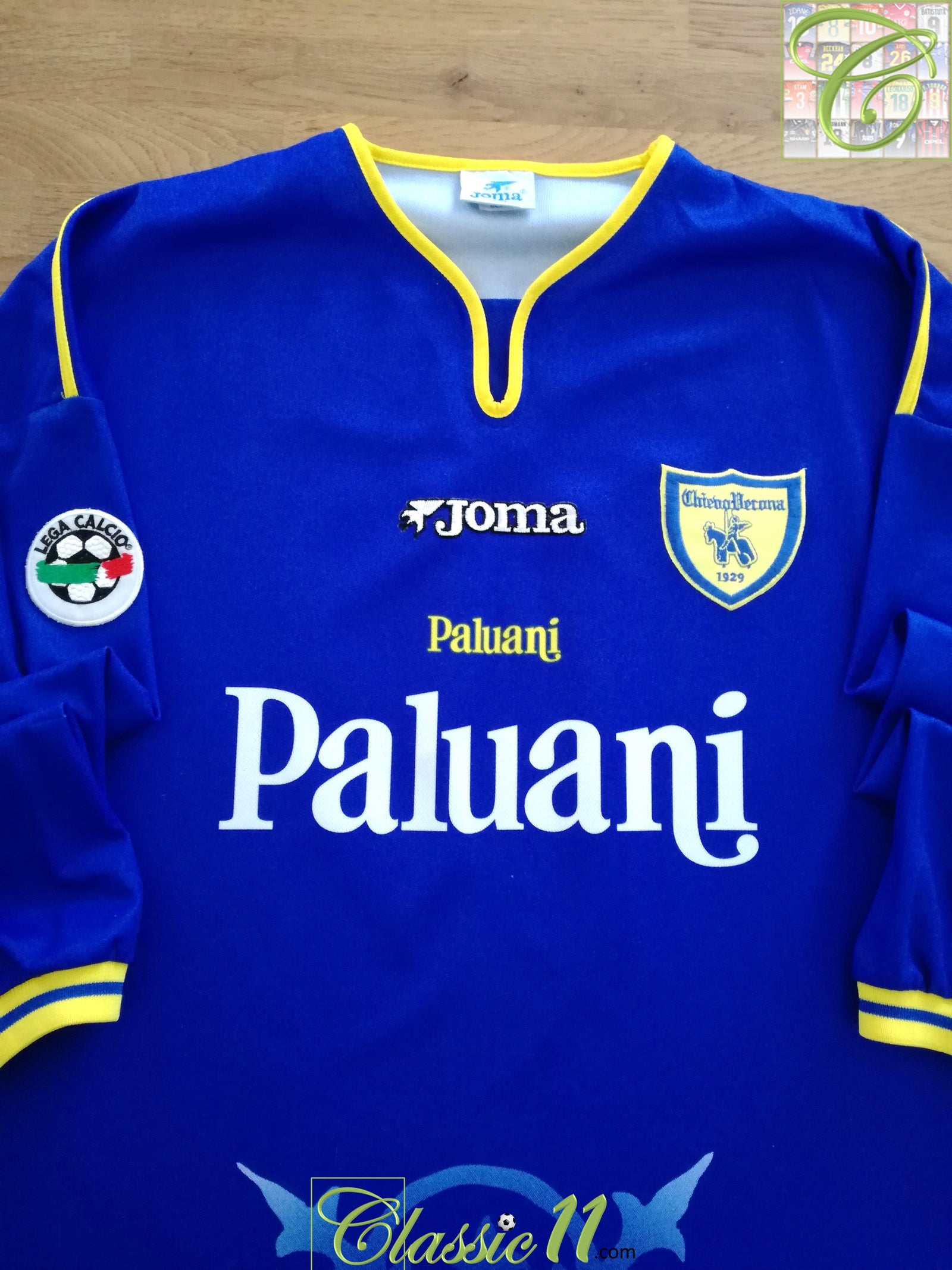 2001/02 Chievo Verona away Serie A Long Sleeve Football Shirt