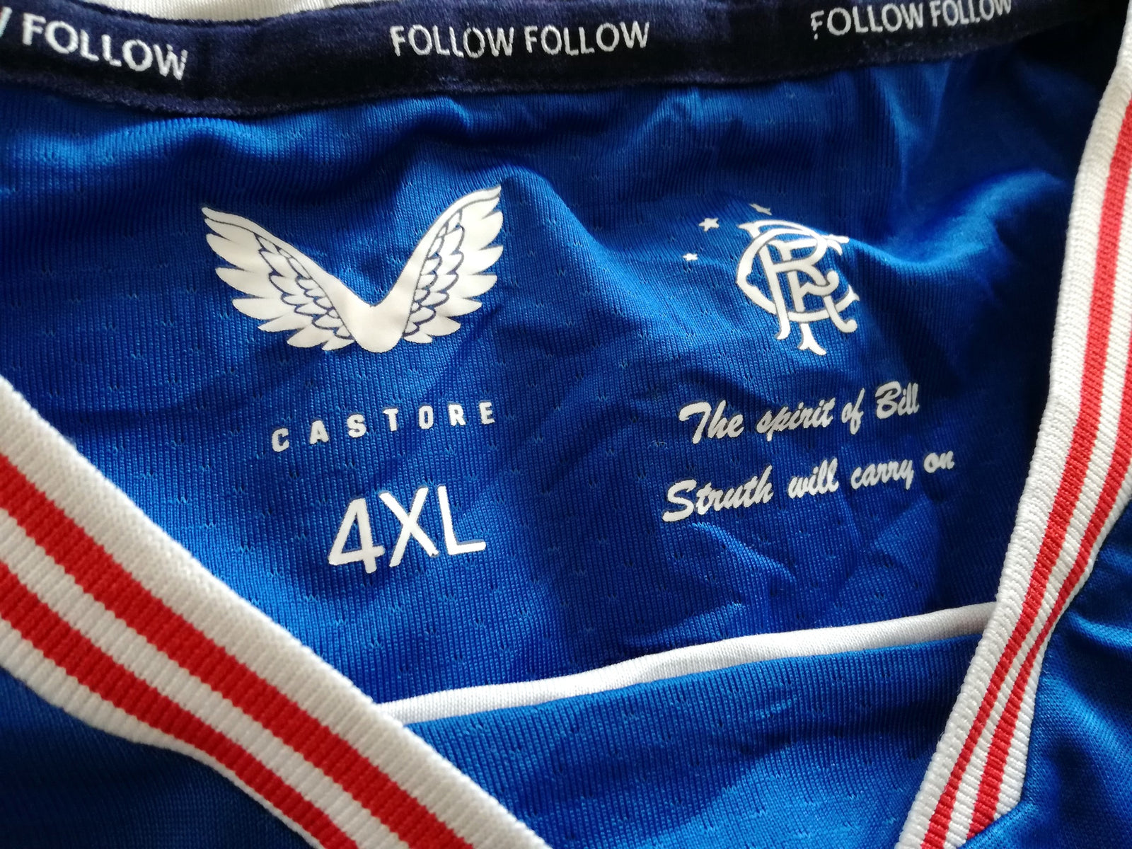 2020/21 Rangers Home Football Shirt (4XL)