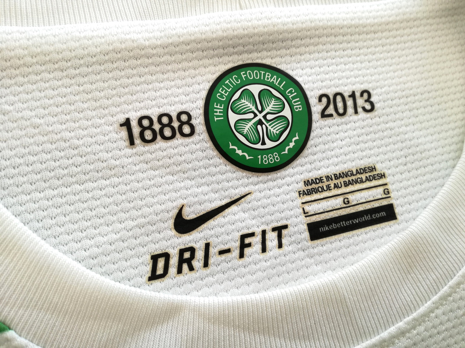 2012/13 Celtic Home '125th Anniversary' Football Shirt. (L)