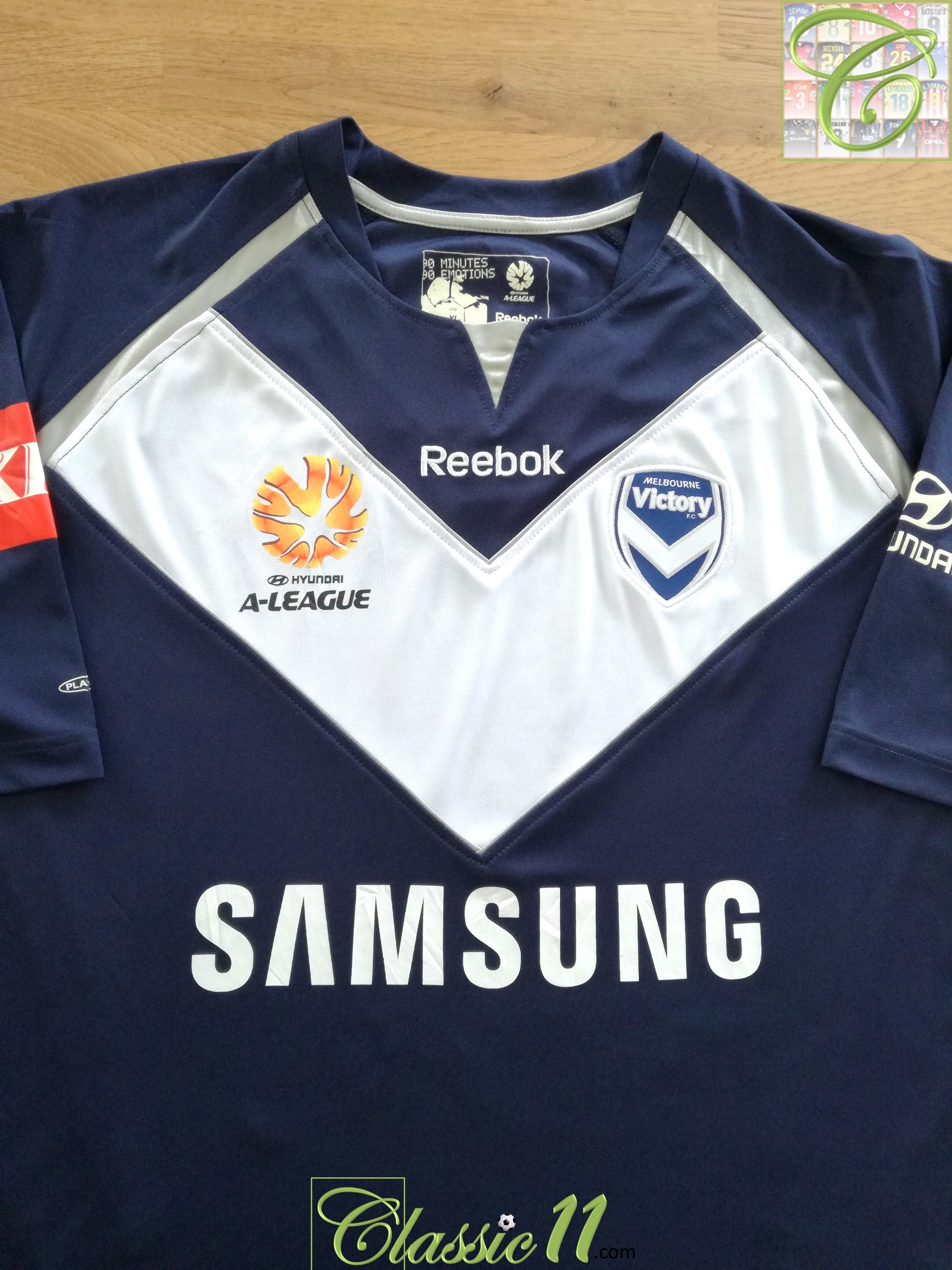 2007/08 Melbourne Victory Home A-League Football Shirt