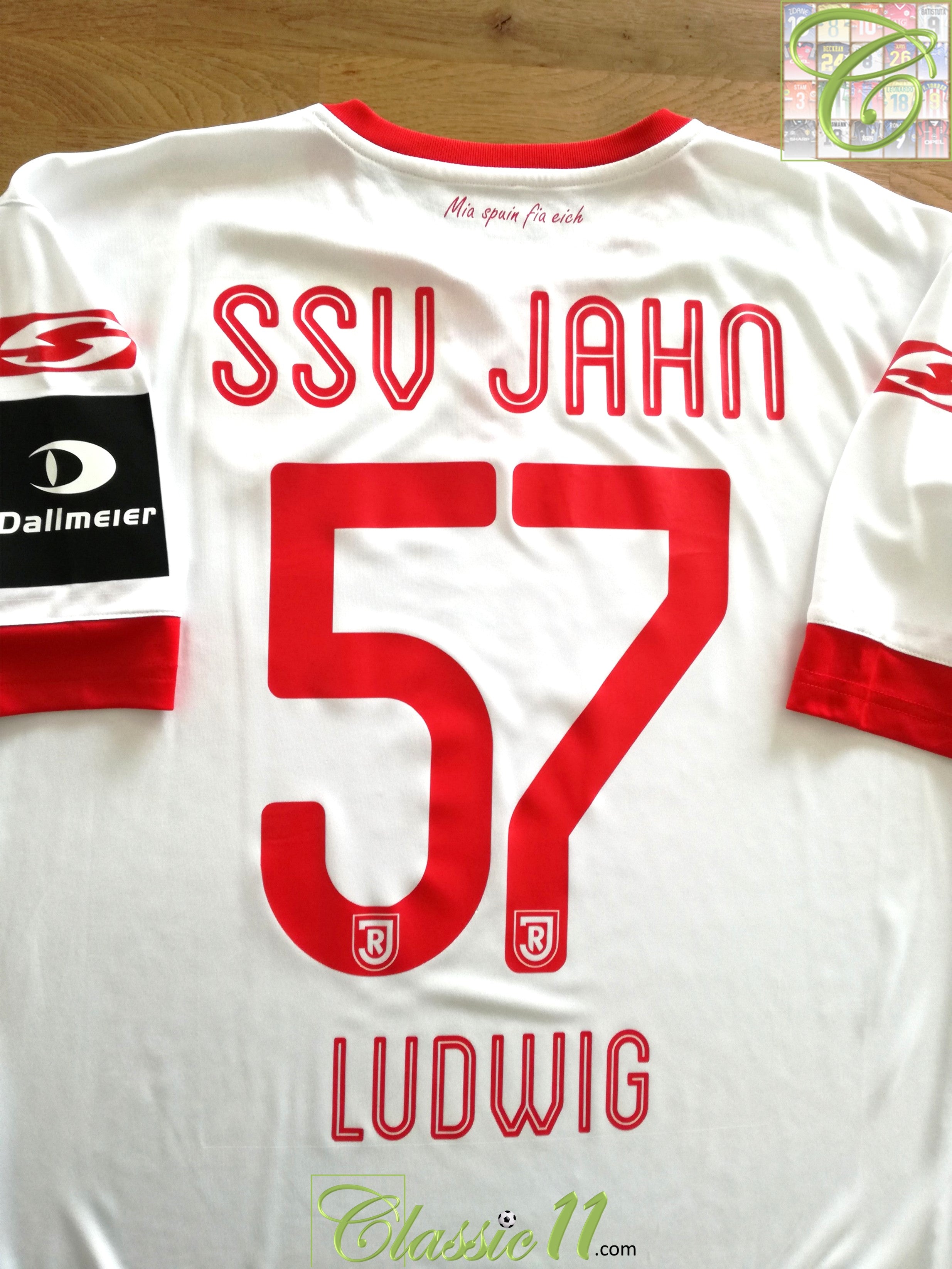 2022/23 SSV Jahn Home Football Shirt Ludwig #57