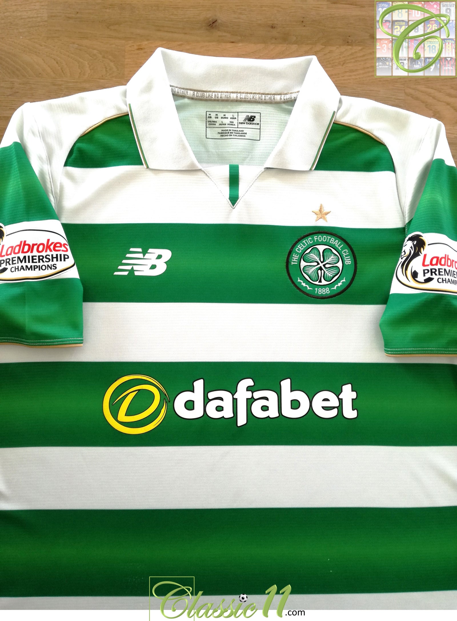 2016/17 Celtic Home 'Champions' Football Shirt