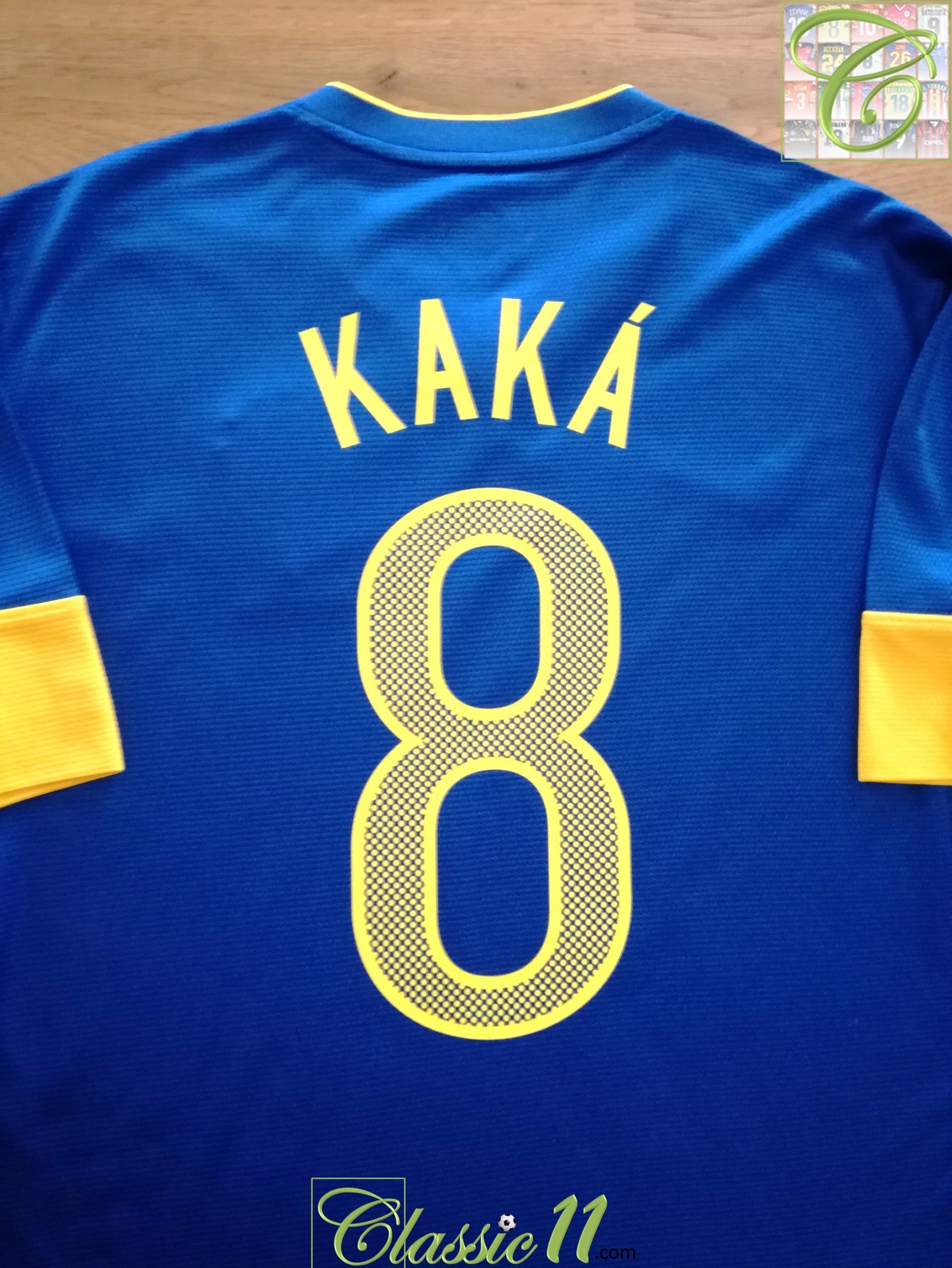 2012/13 Brazil Away Football Shirt Kaká #8