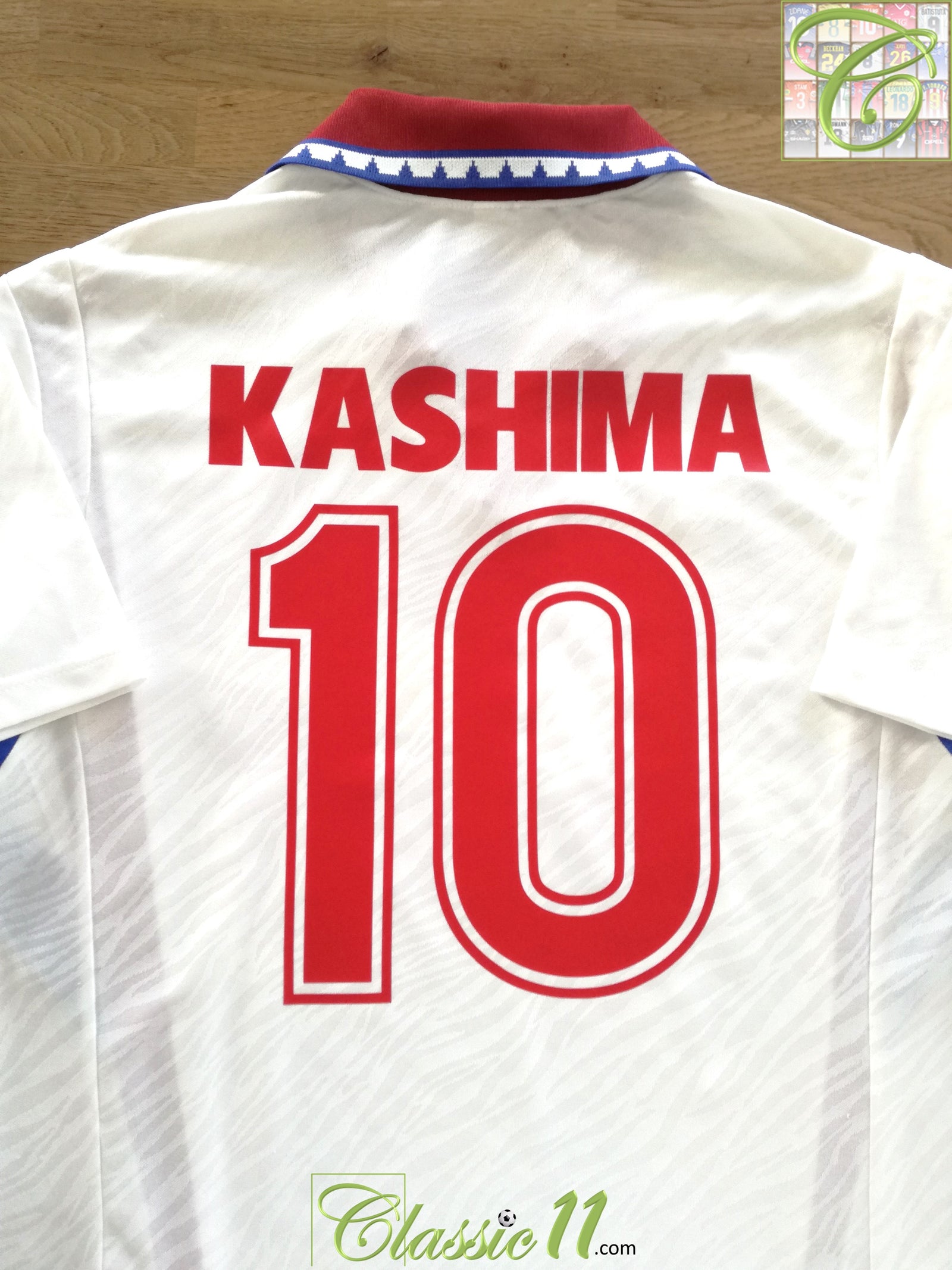 1992 Kashima Antlers Away Football Shirt (Zico) #10 