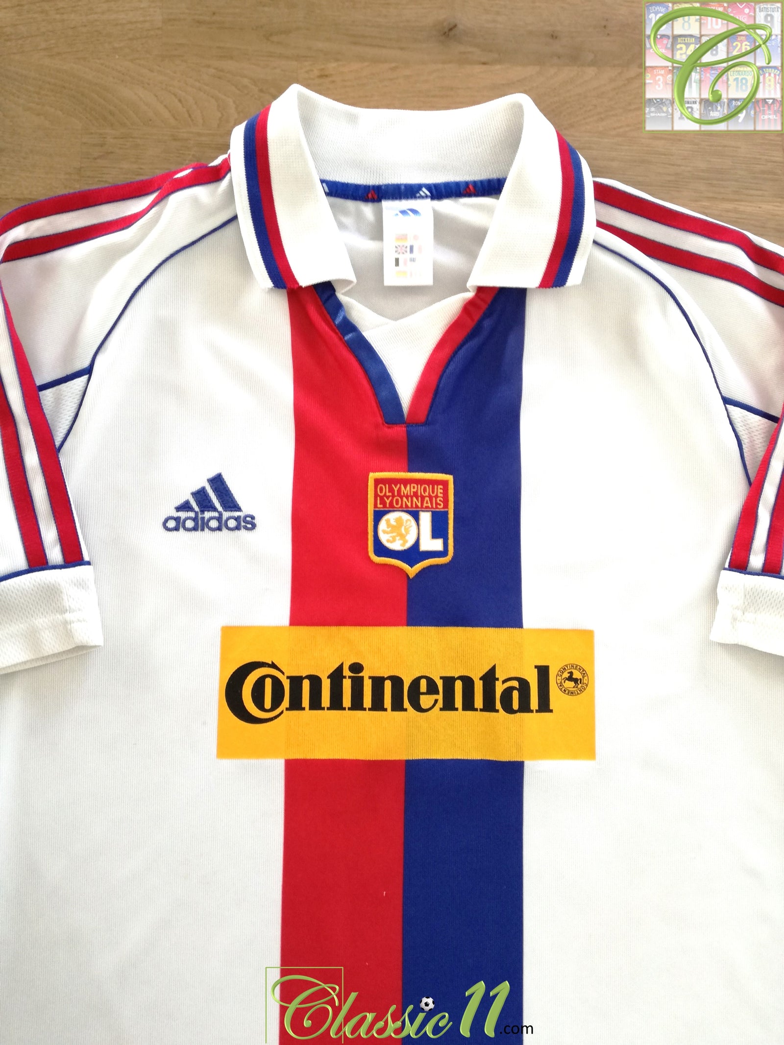 2000/01 Lyon Home Football Shirt