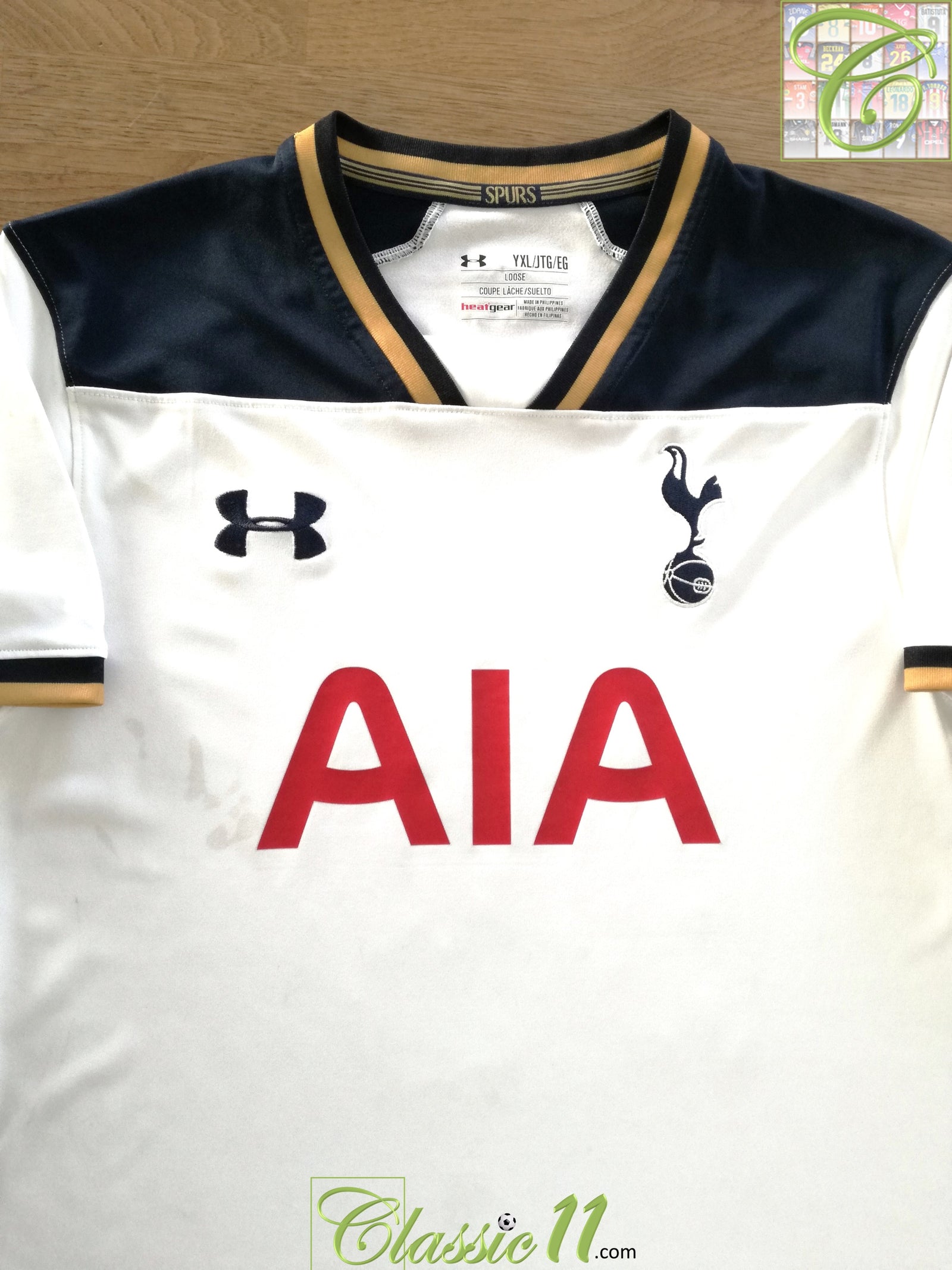 2016/17 Tottenham Home Football Shirt Kane #10 (Y)