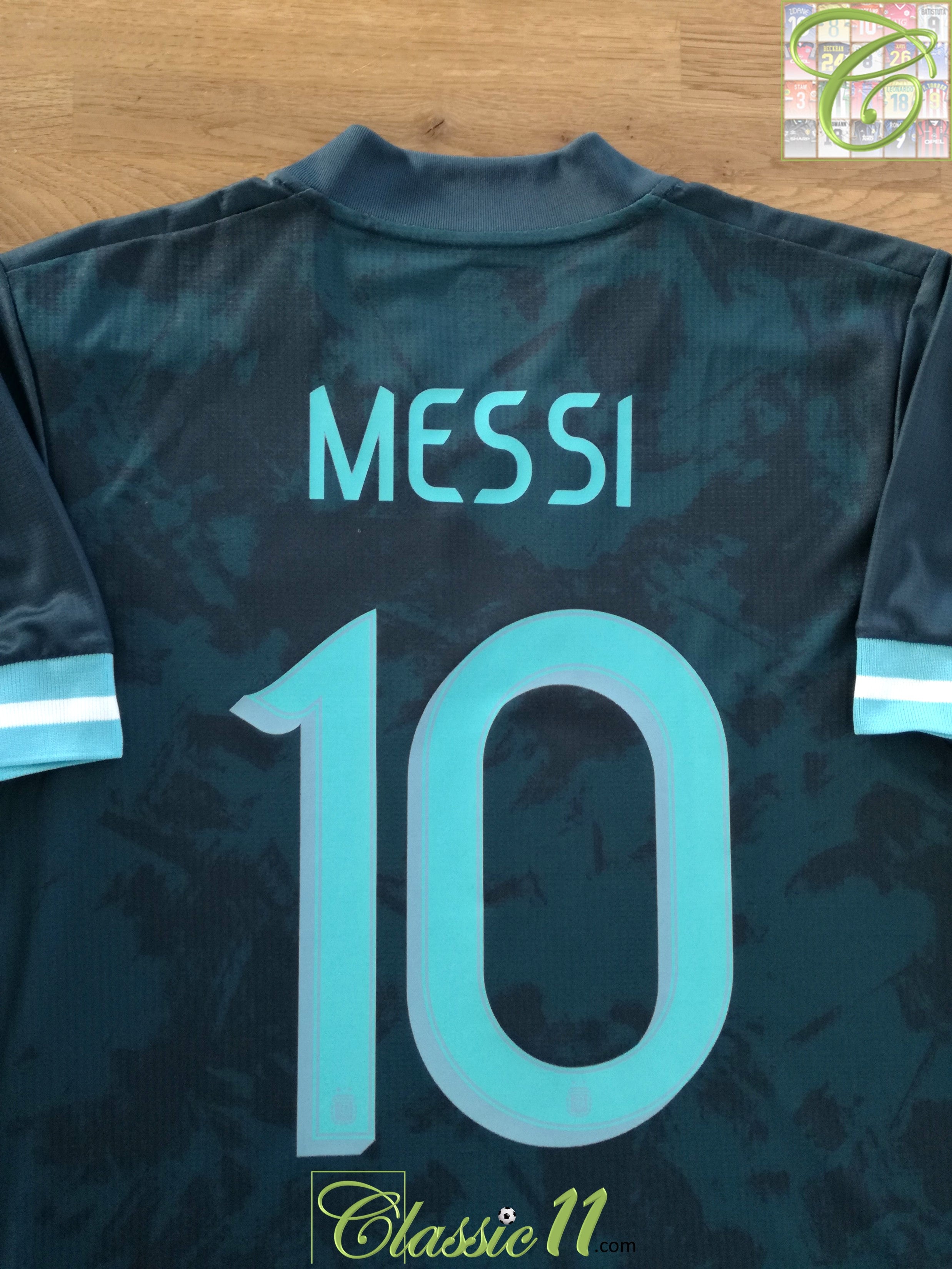 2020/21 Argentina Away Authentic Football Shirt Messi #10