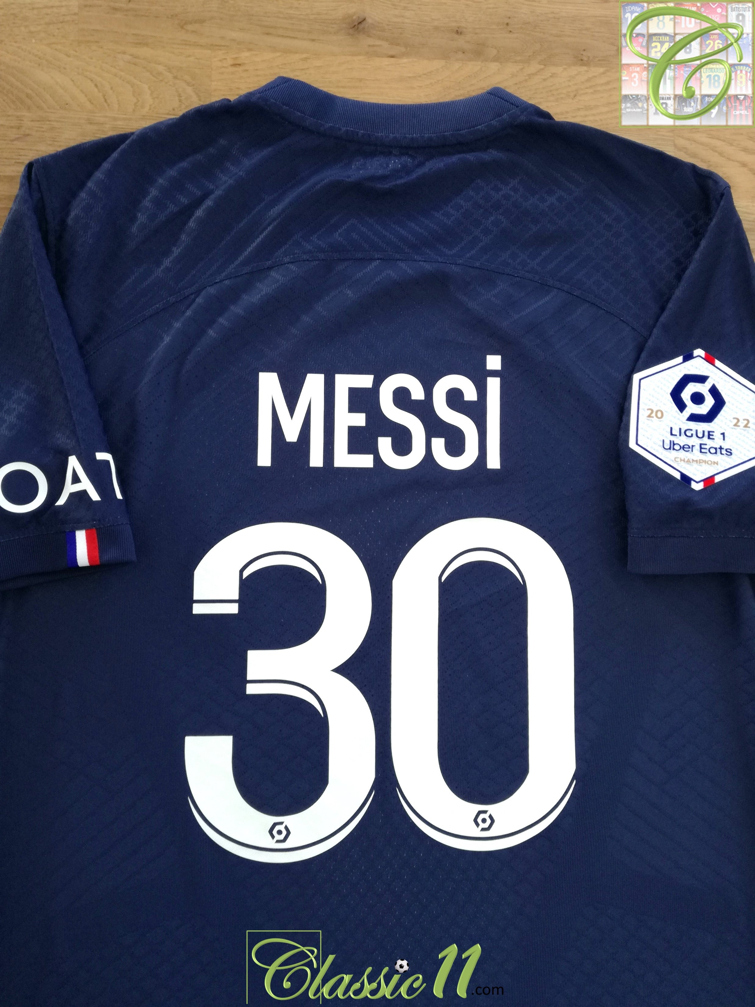 2022/23 PSG Home Dri-Fit ADV Ligue 1 Football Shirt Messi #30