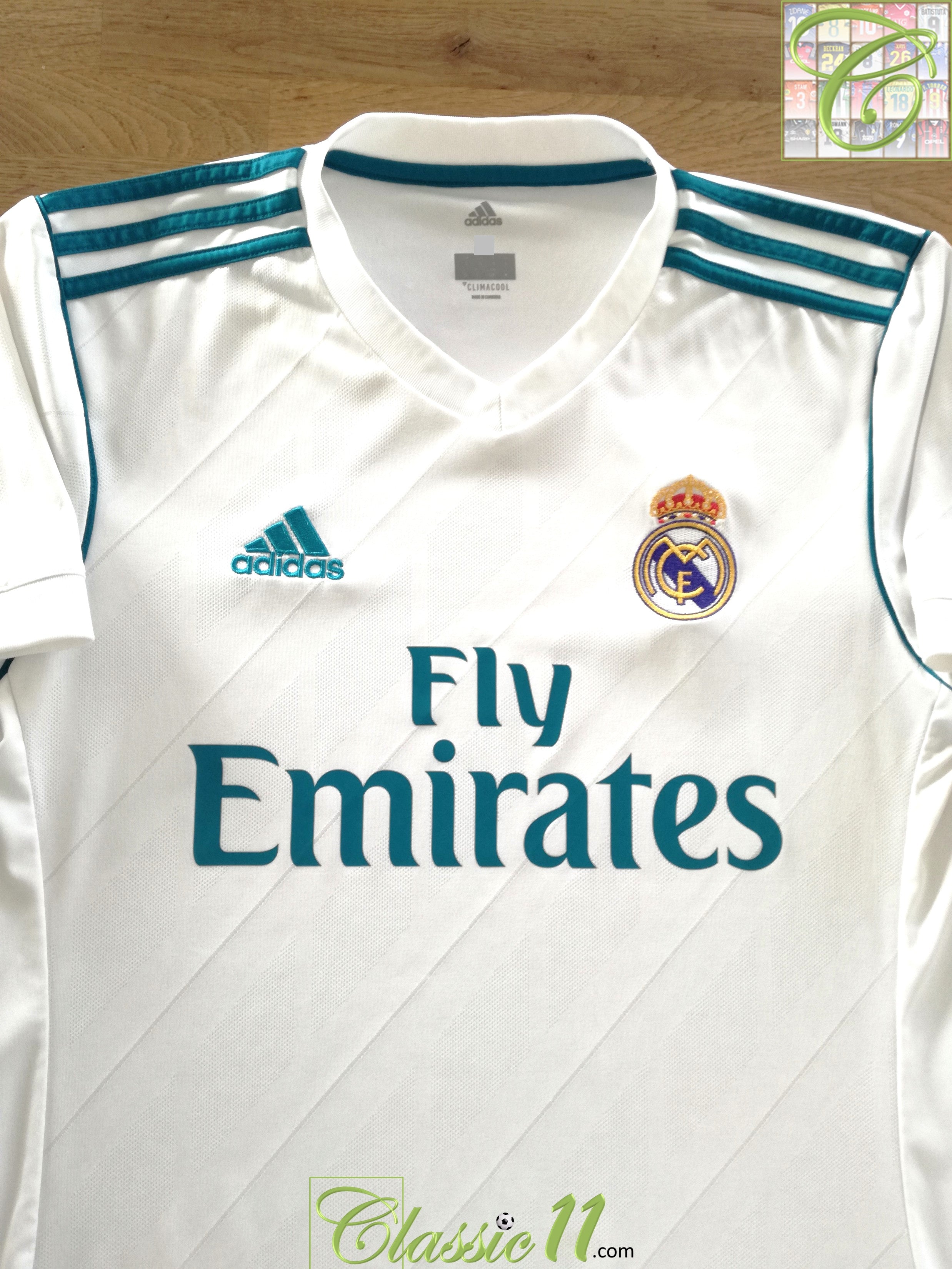 2017/18 Real Madrid Home Football Shirt