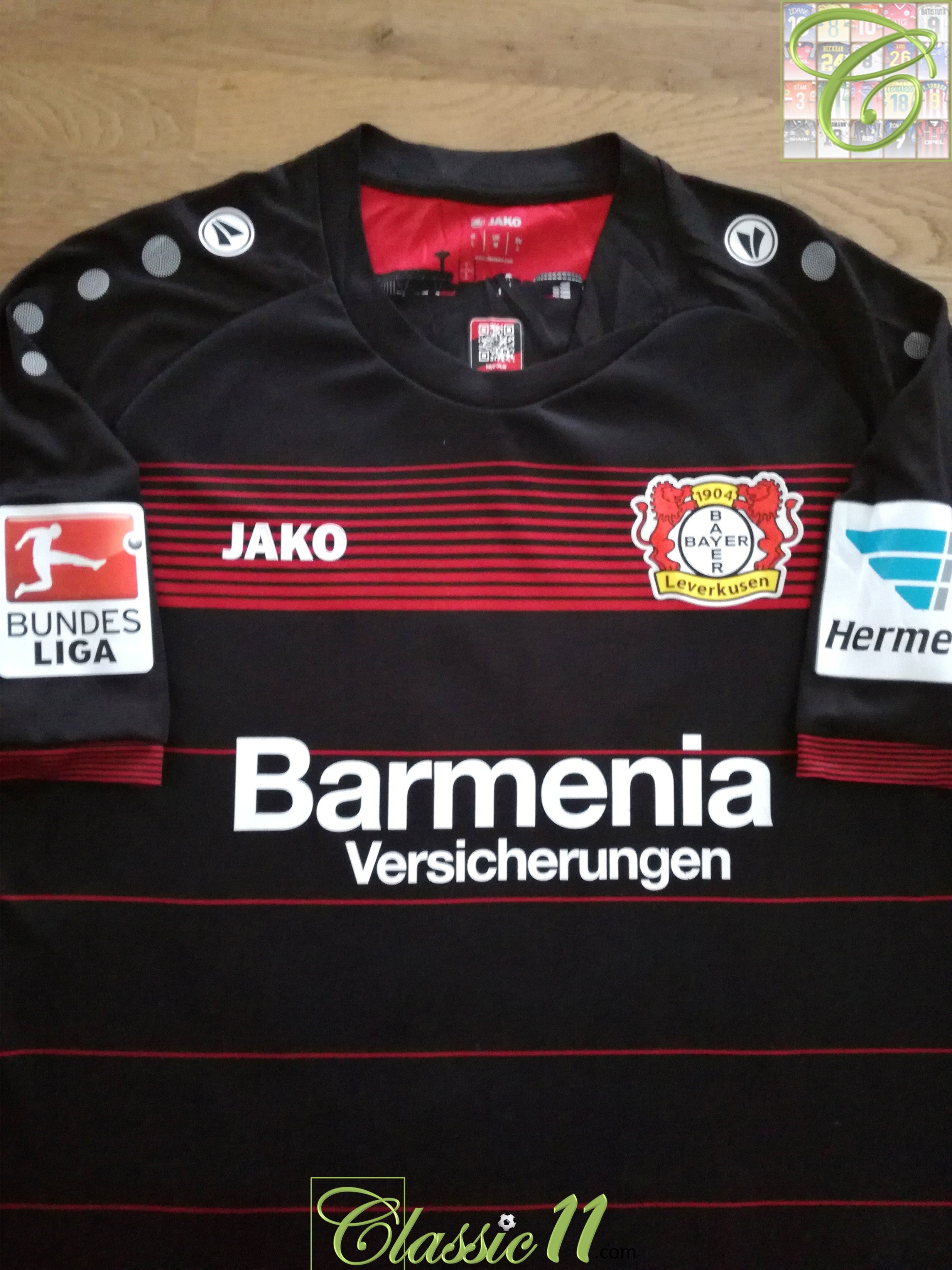 2016/17 Bayer Leverkusen Home Bundesliga Football Shirt