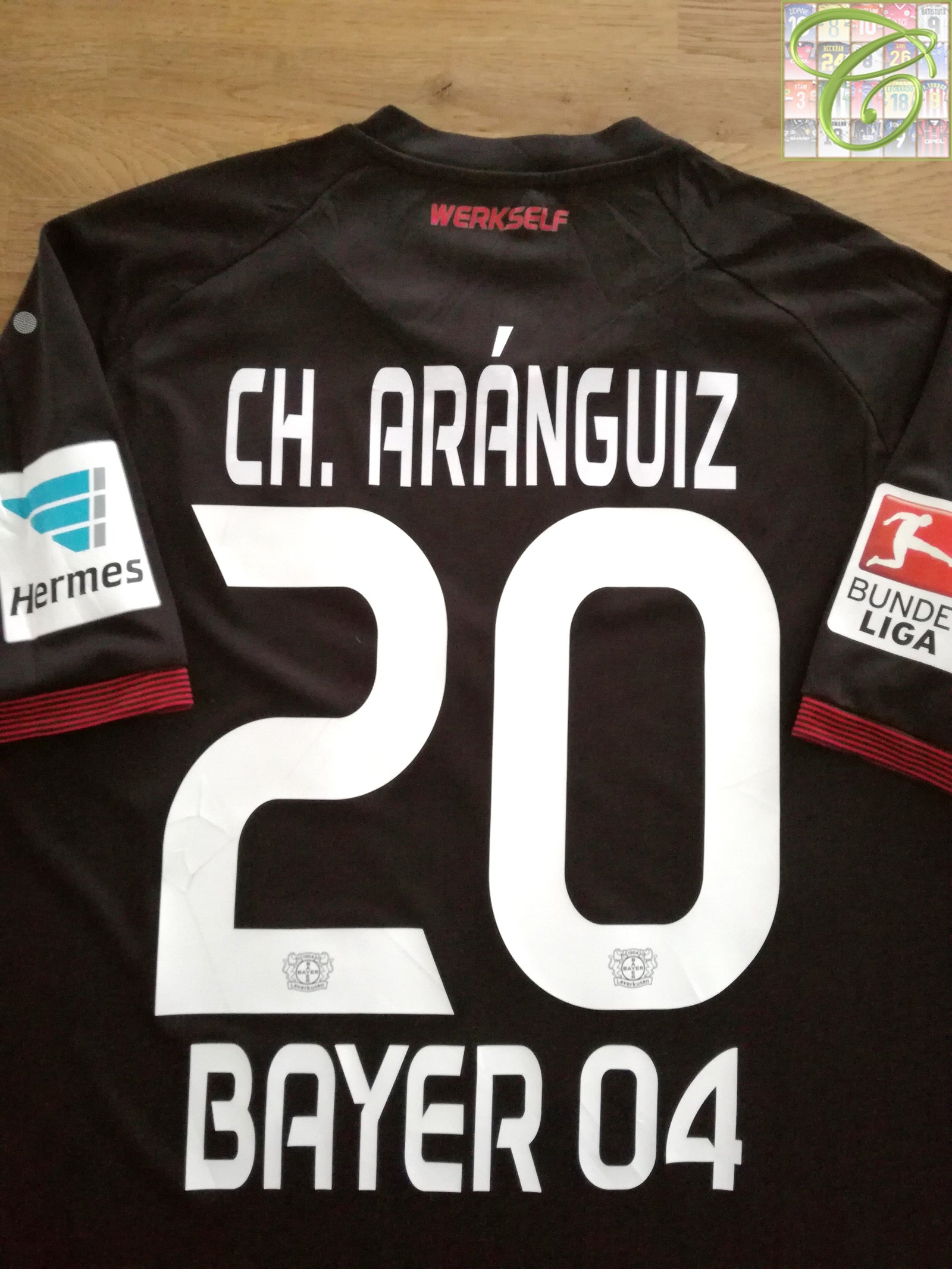 2016/17 Bayer Leverkusen Home Bundesliga Ch. Aránguiz #20