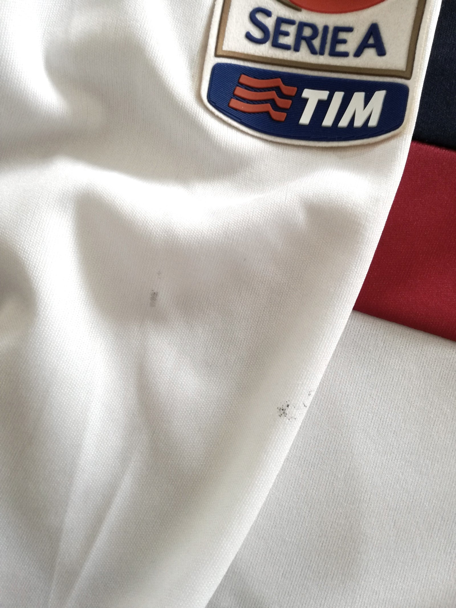 2010/11 Bologna Away Serie A Football Shirt. Morleo #3 (XL)