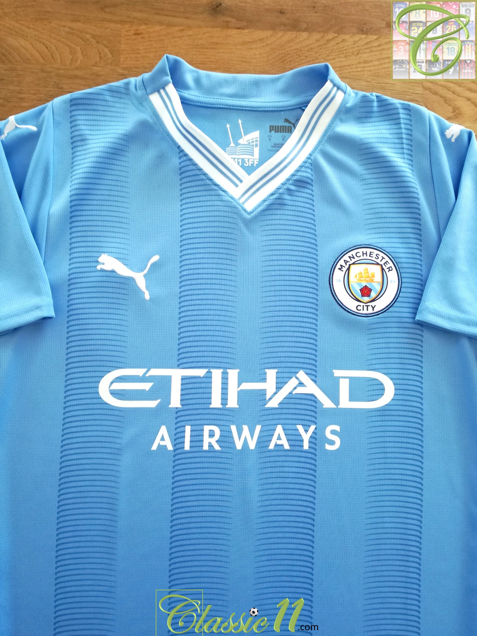 2023/24 Man City Home Football Shirt