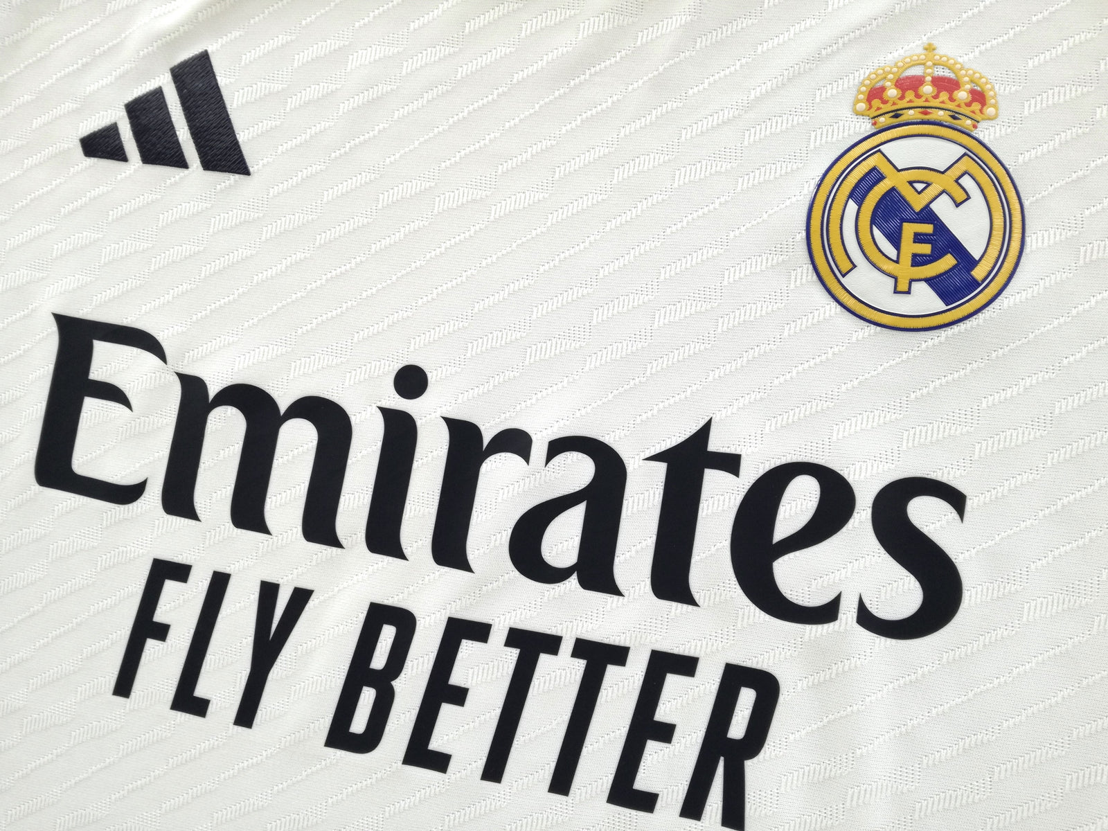 2023/24 Real Madrid Home Champions League Authentic Football Shirt (L)