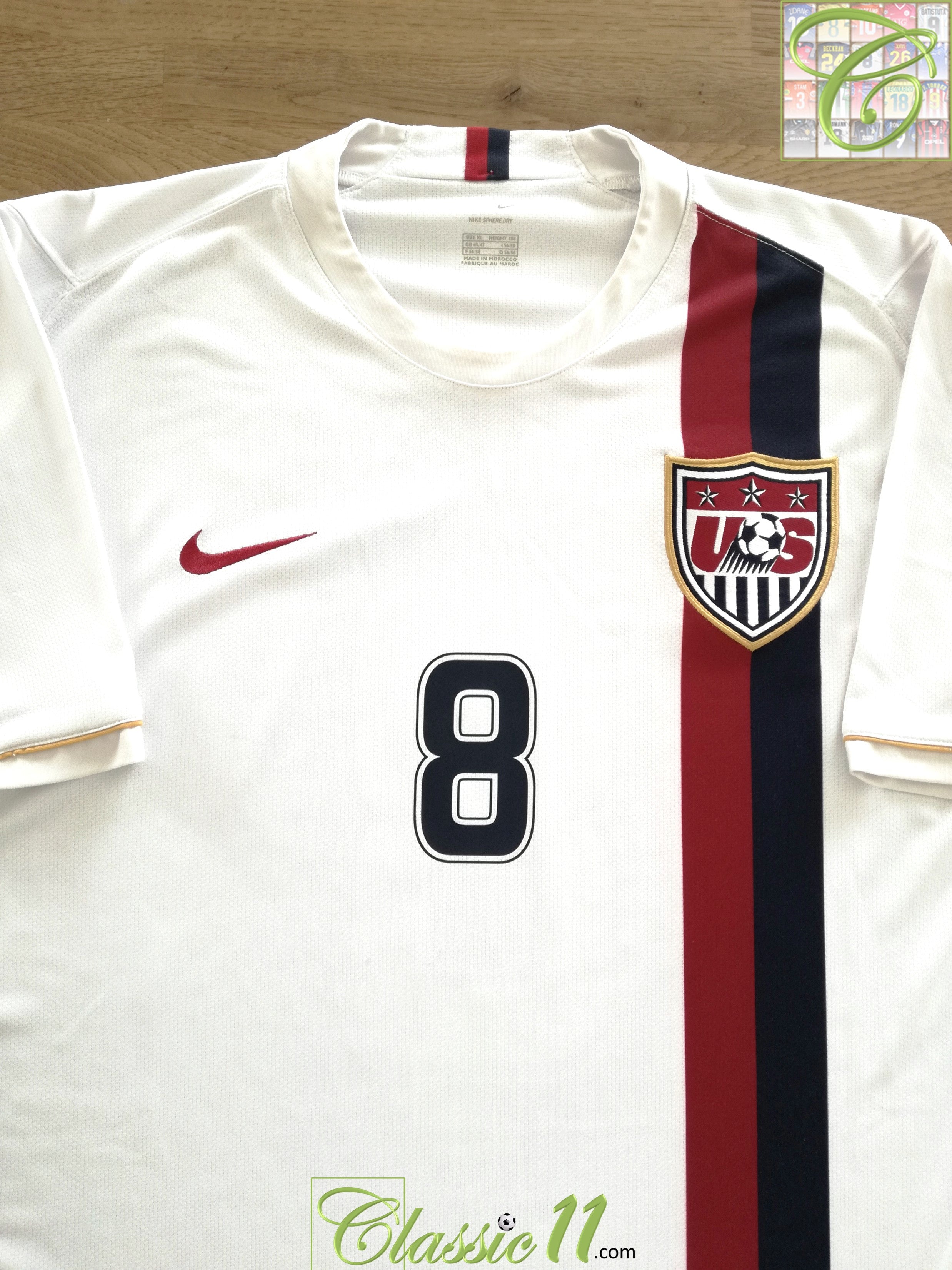 2006/07 USA Home Football Shirt Dempsey #8