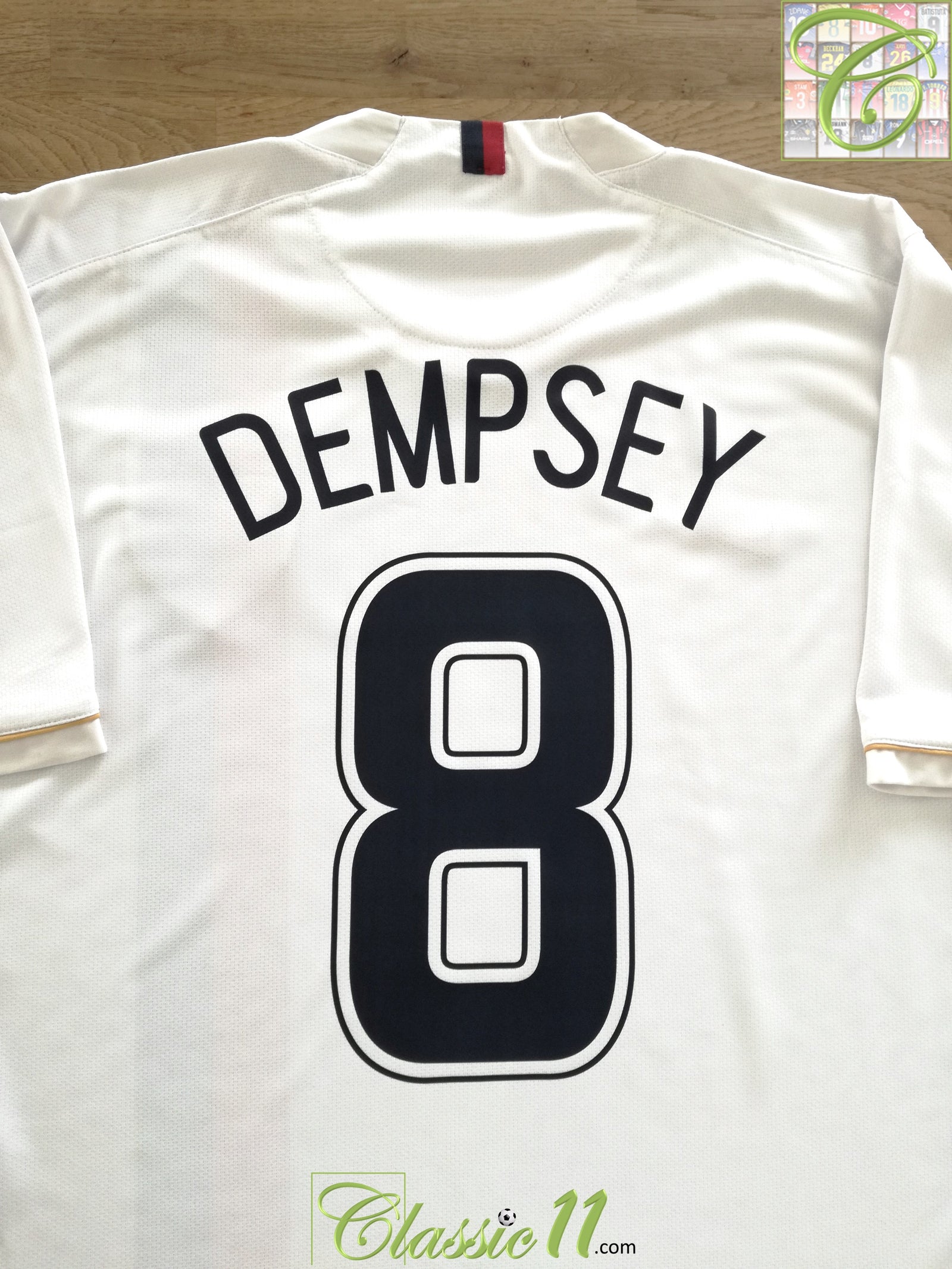 2006/07 USA Home Football Shirt Dempsey #8