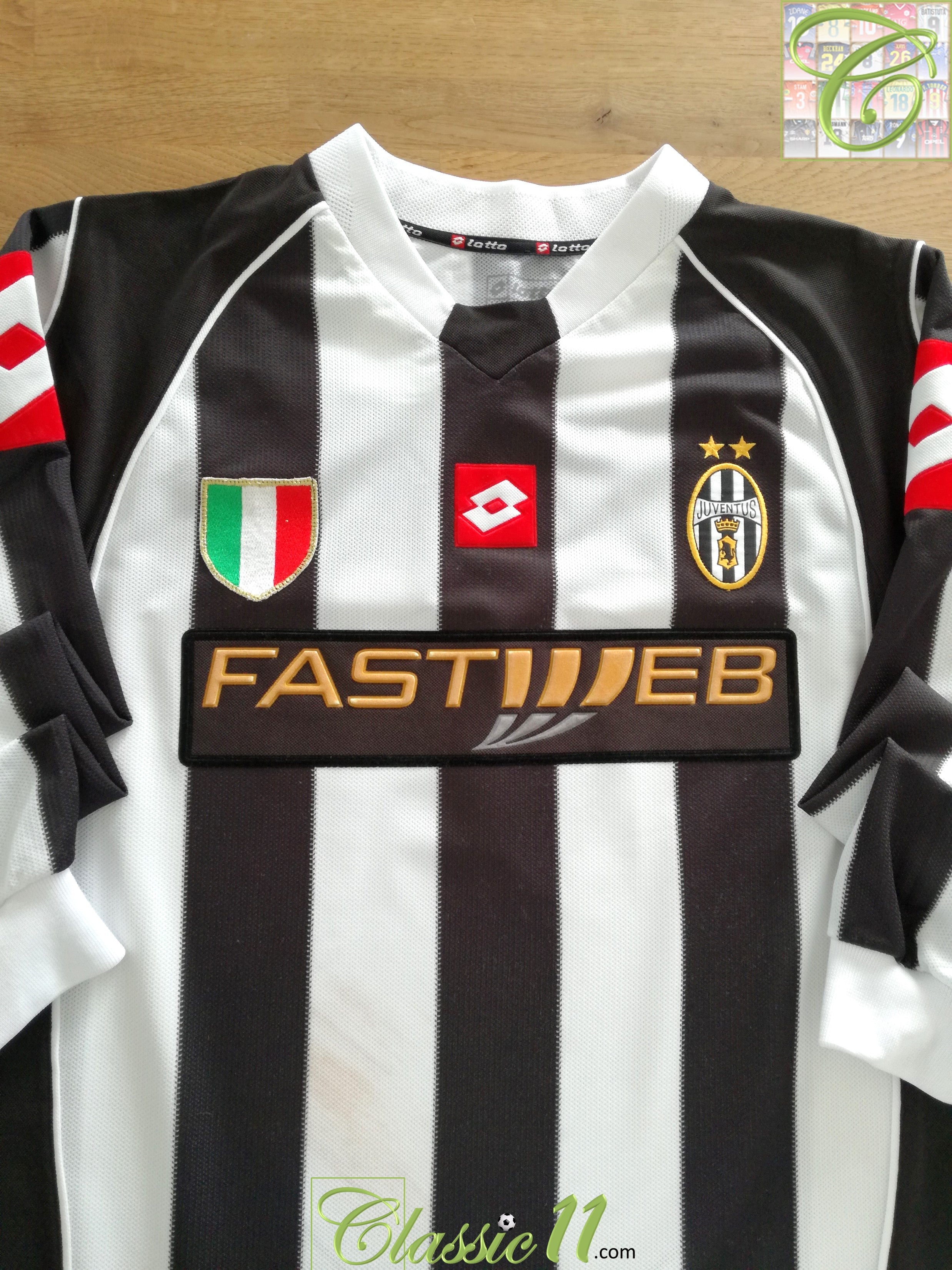 2002/03 Juventus Home Long Sleeve Football Shirt