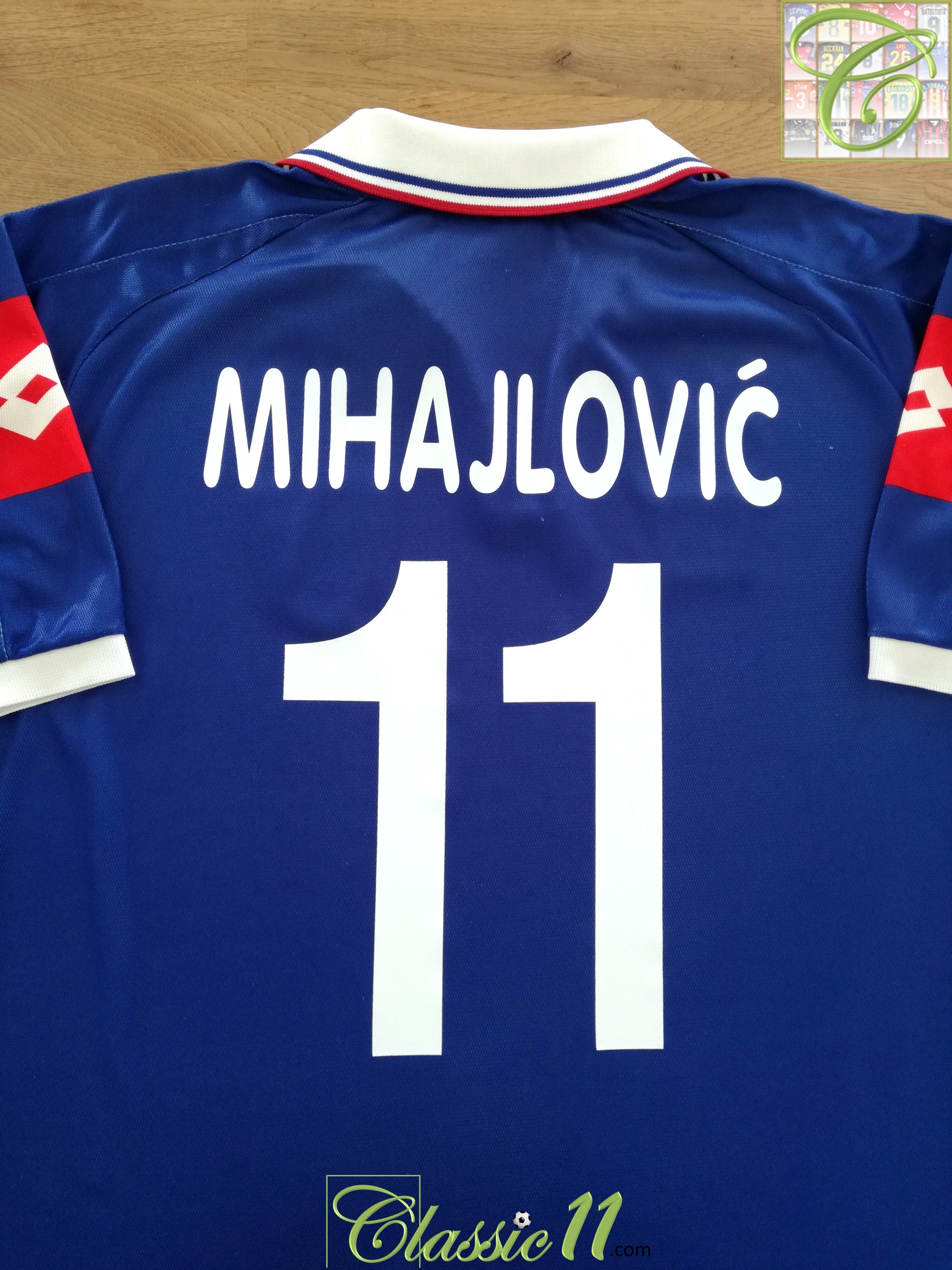 2002/03 Yugoslavia Home Football Shirt Mihajlović #11