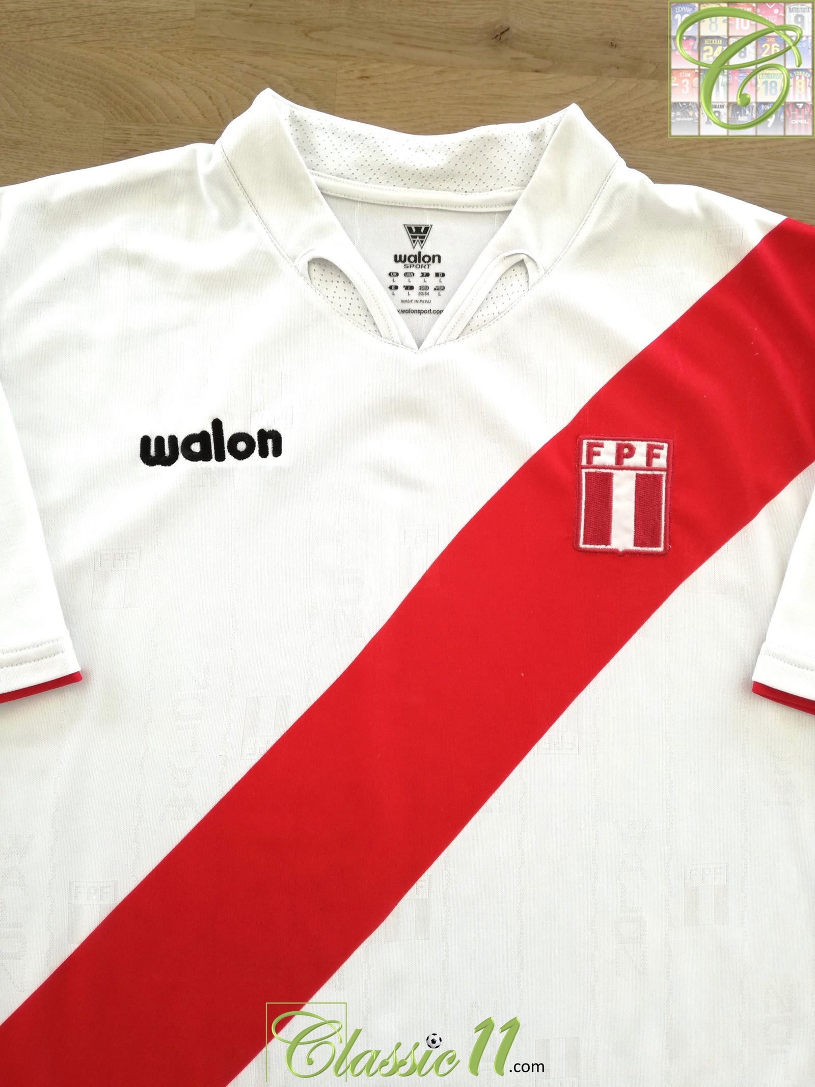 2004 Peru Home Football Shirt