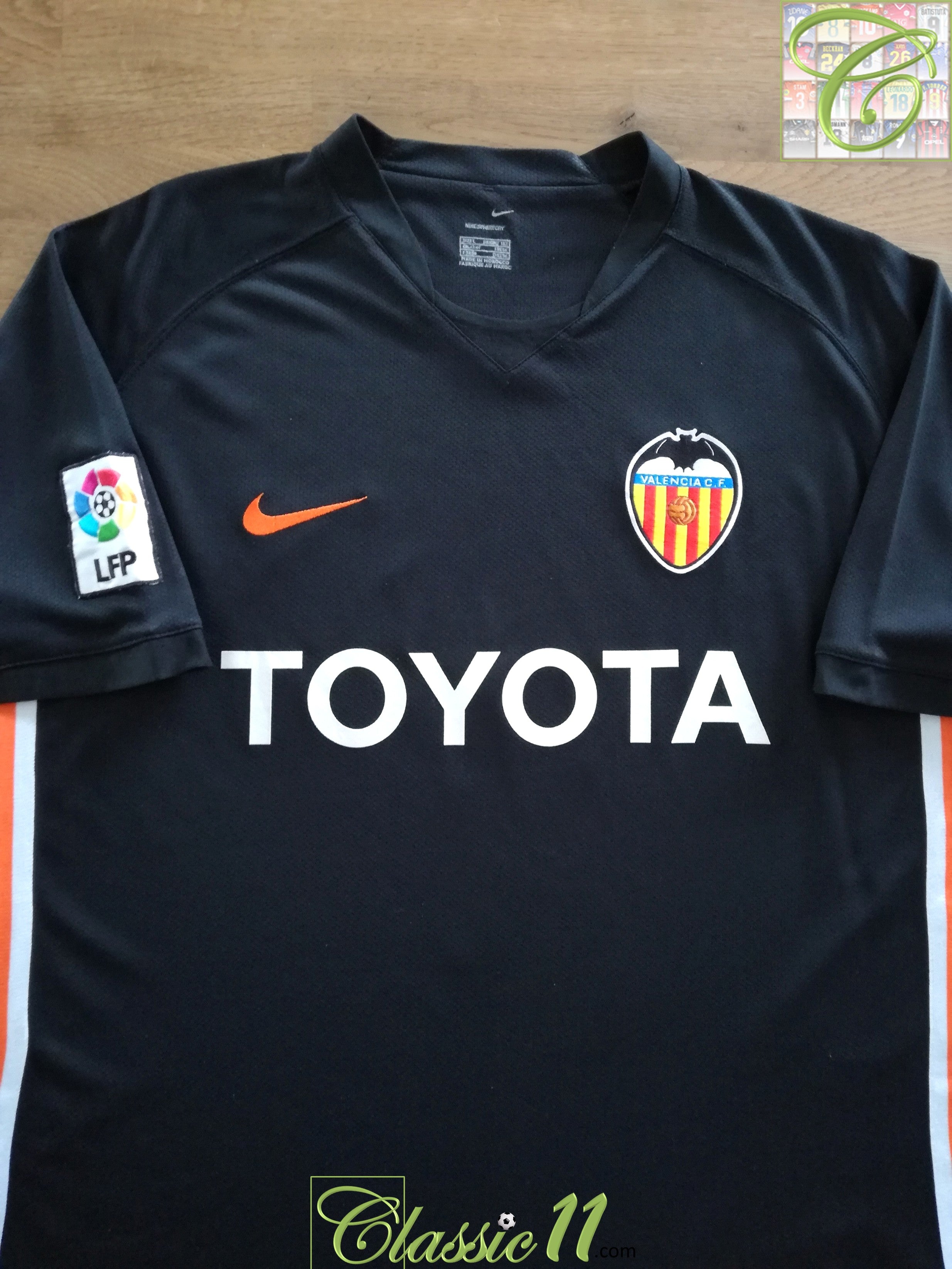 2006/07 Valencia Away La Liga Football Shirt