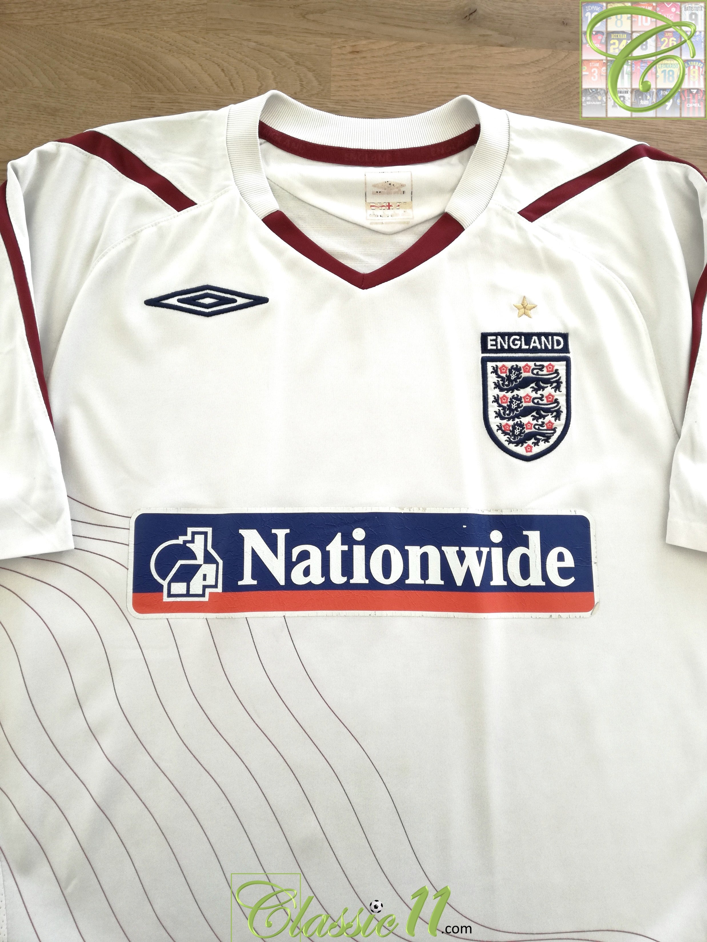 2008/09 England Staff Shirt