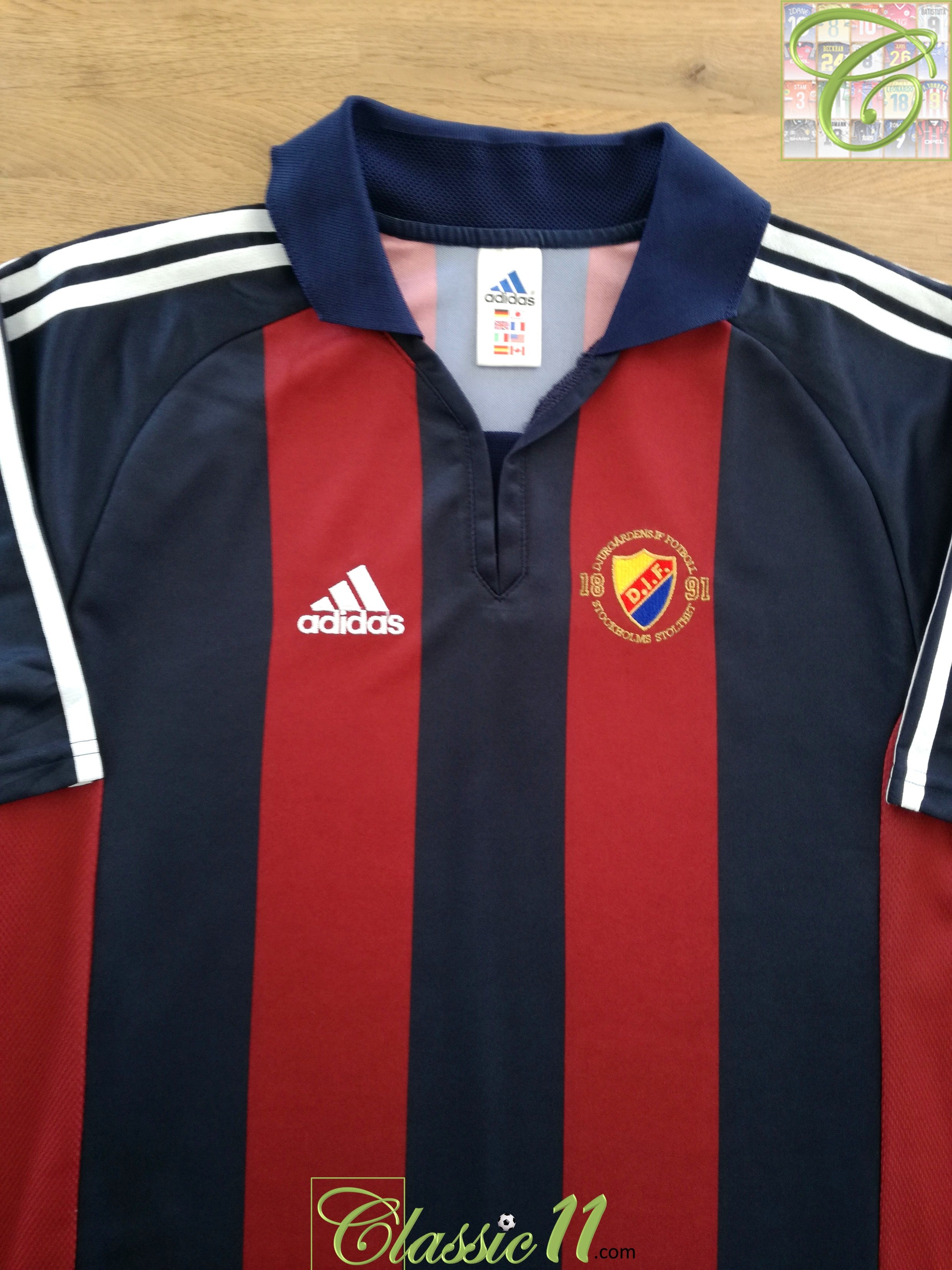 2001/02 Djurgarden Away Football Shirt