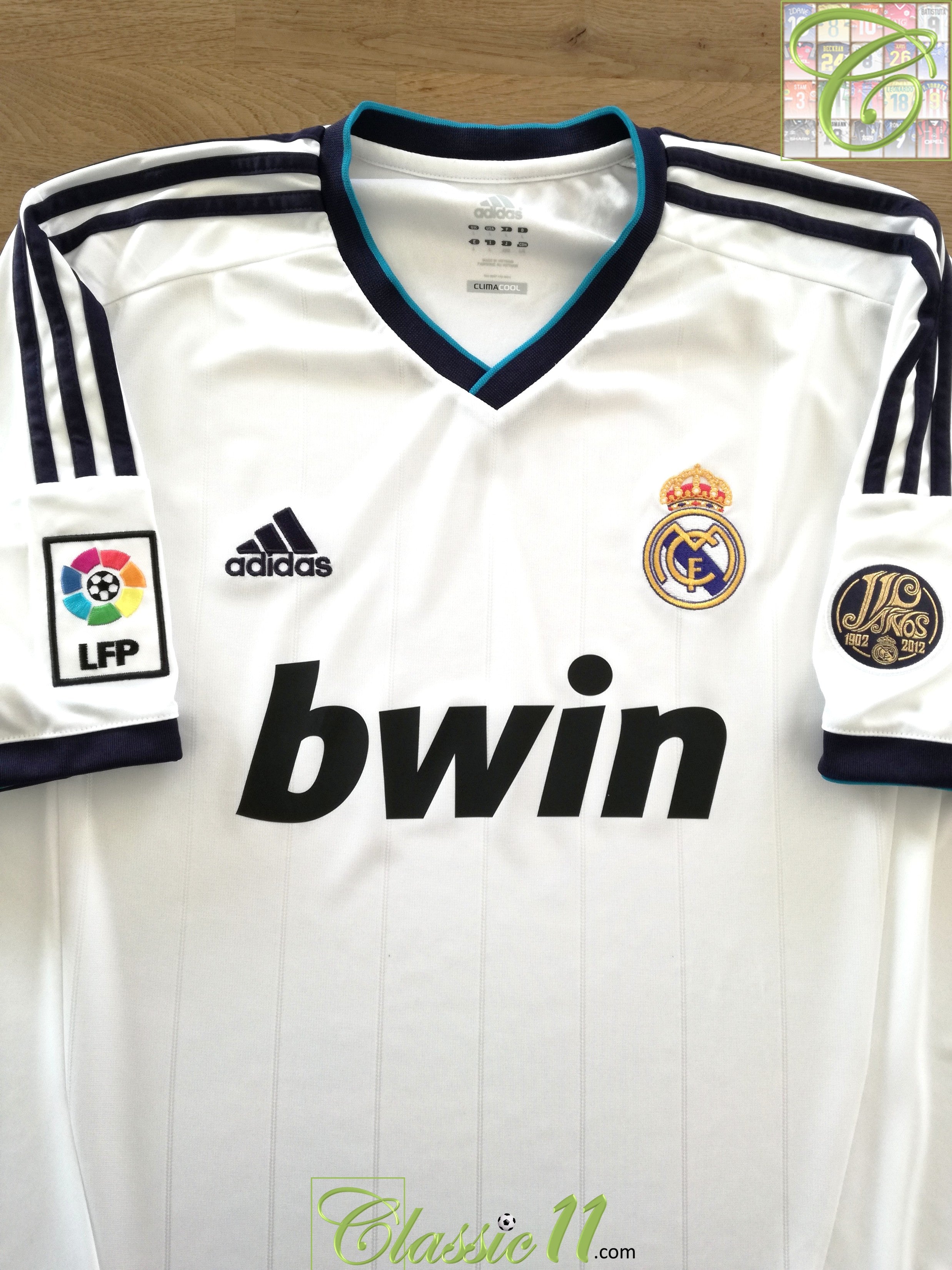 2012/13 Real Madrid Home La Liga Football Shirt