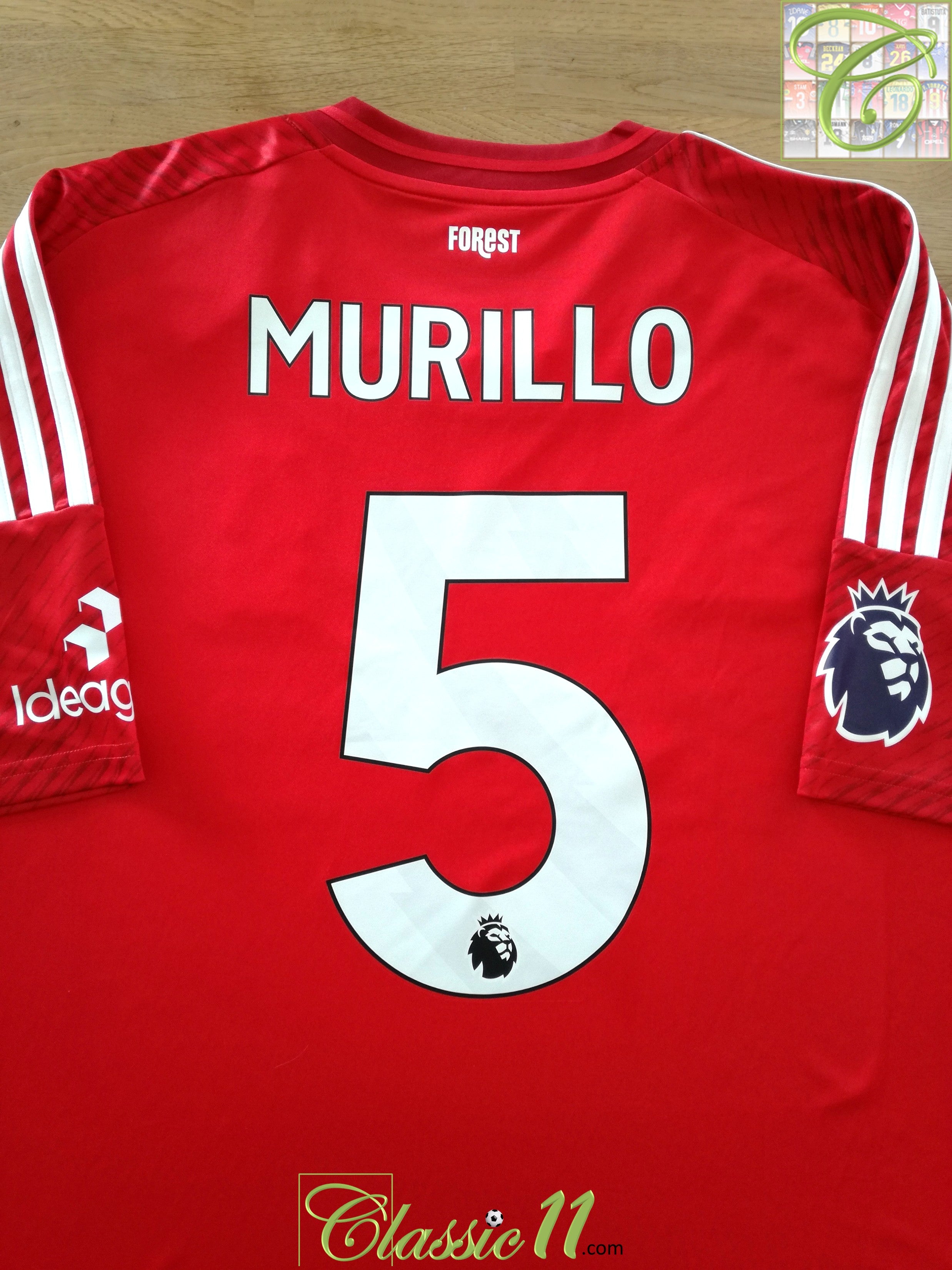 2024/25 Nottingham Forest Home Premier League Football Shirt Murillo #5