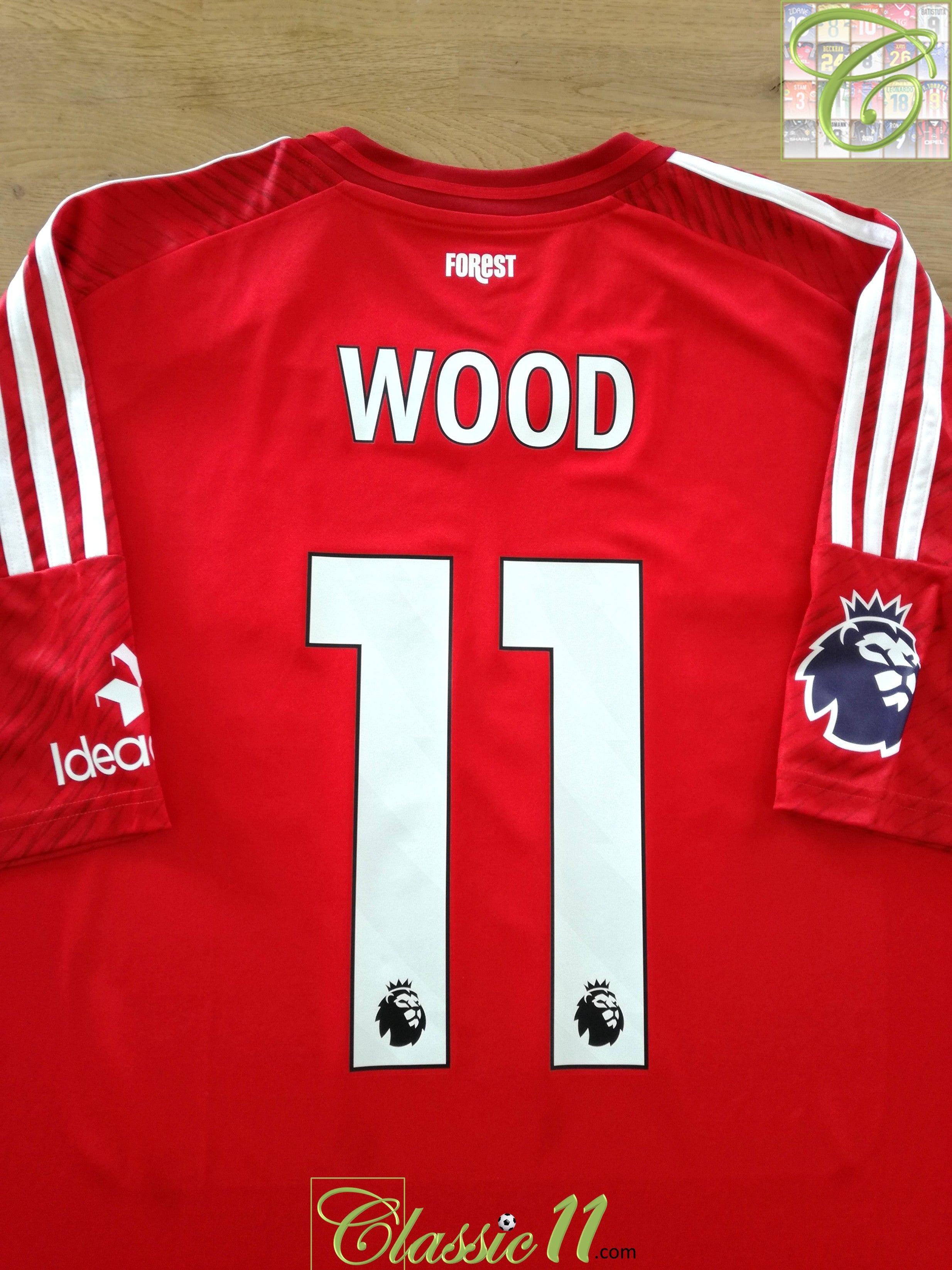 2024/25 Nottingham Forest Home Premier League Football Shirt Wood #11