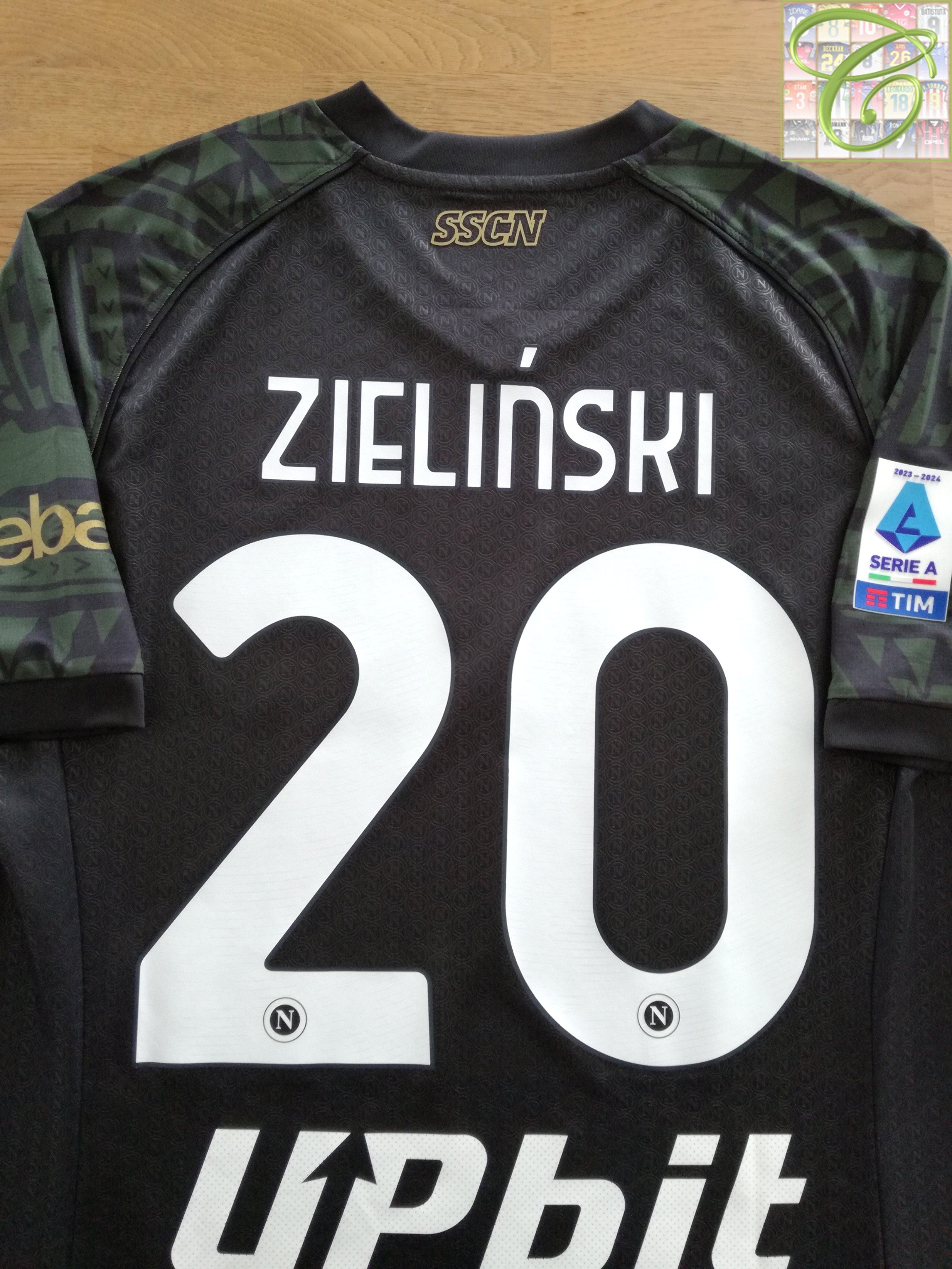 2023/24 Napoli 3rd Serie A Football Shirt Zieliński #20