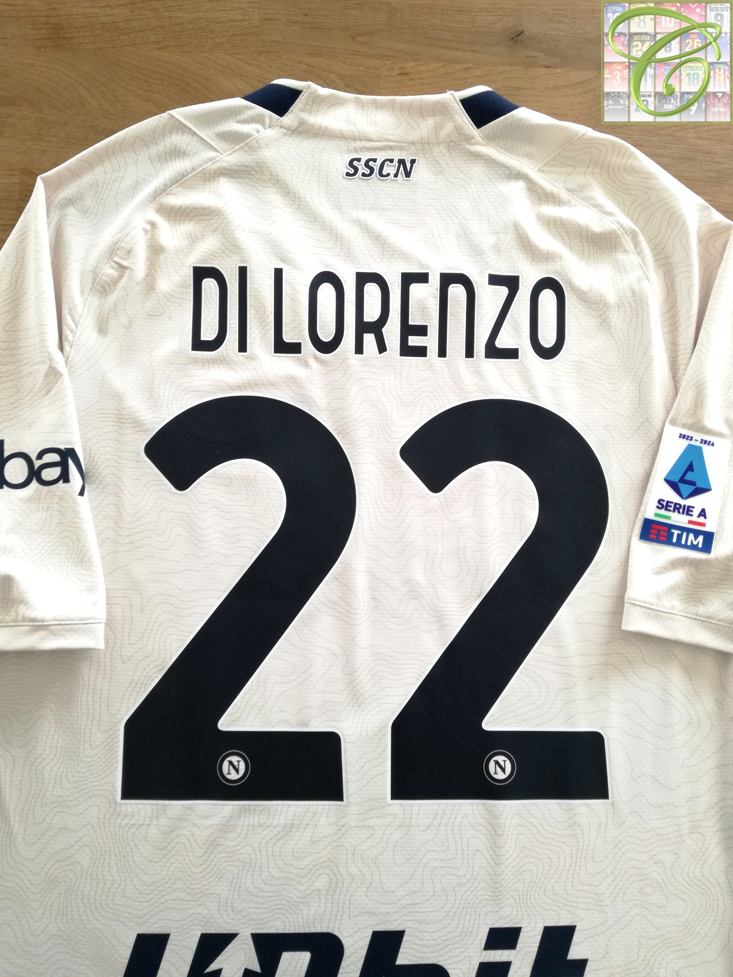 2023/24 Napoli Limited Edition Football Shirt Di Lorenzo #22