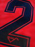 1990/91 Scottish Schools Away Match Worn Football Shirt. #2 (M)
