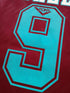 1993/94 West Ham Home Premier League Football Shirt Morley #9 (L)