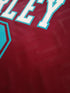 1993/94 West Ham Home Premier League Football Shirt Morley #9 (L)