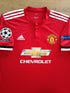 2017/18 Man Utd Home Champions League Football Shirt