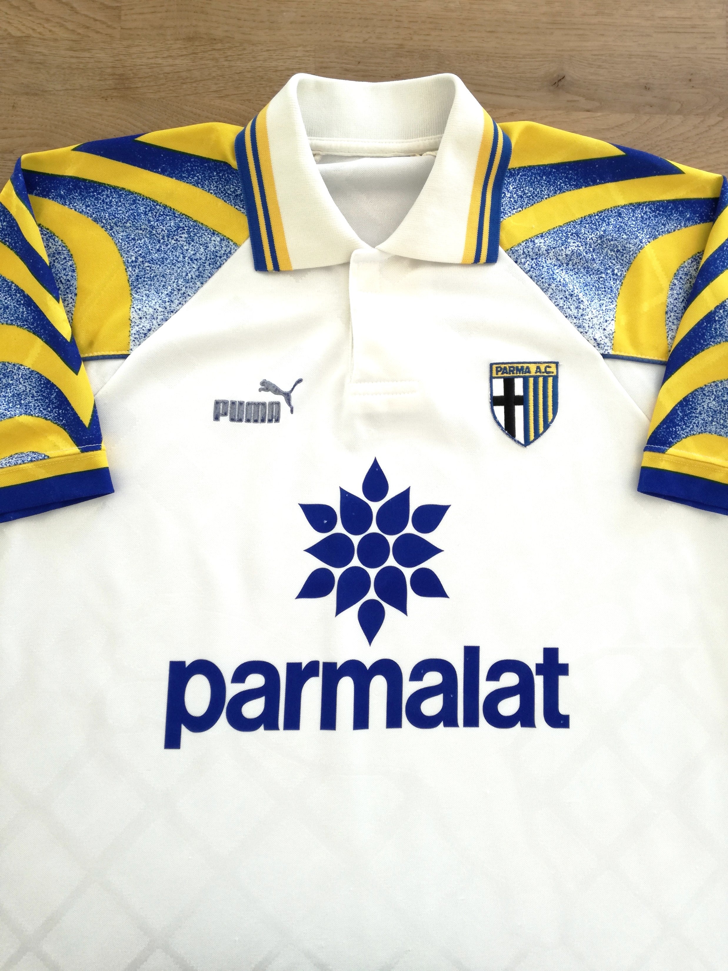 1995/96 Parma Home Football Shirt