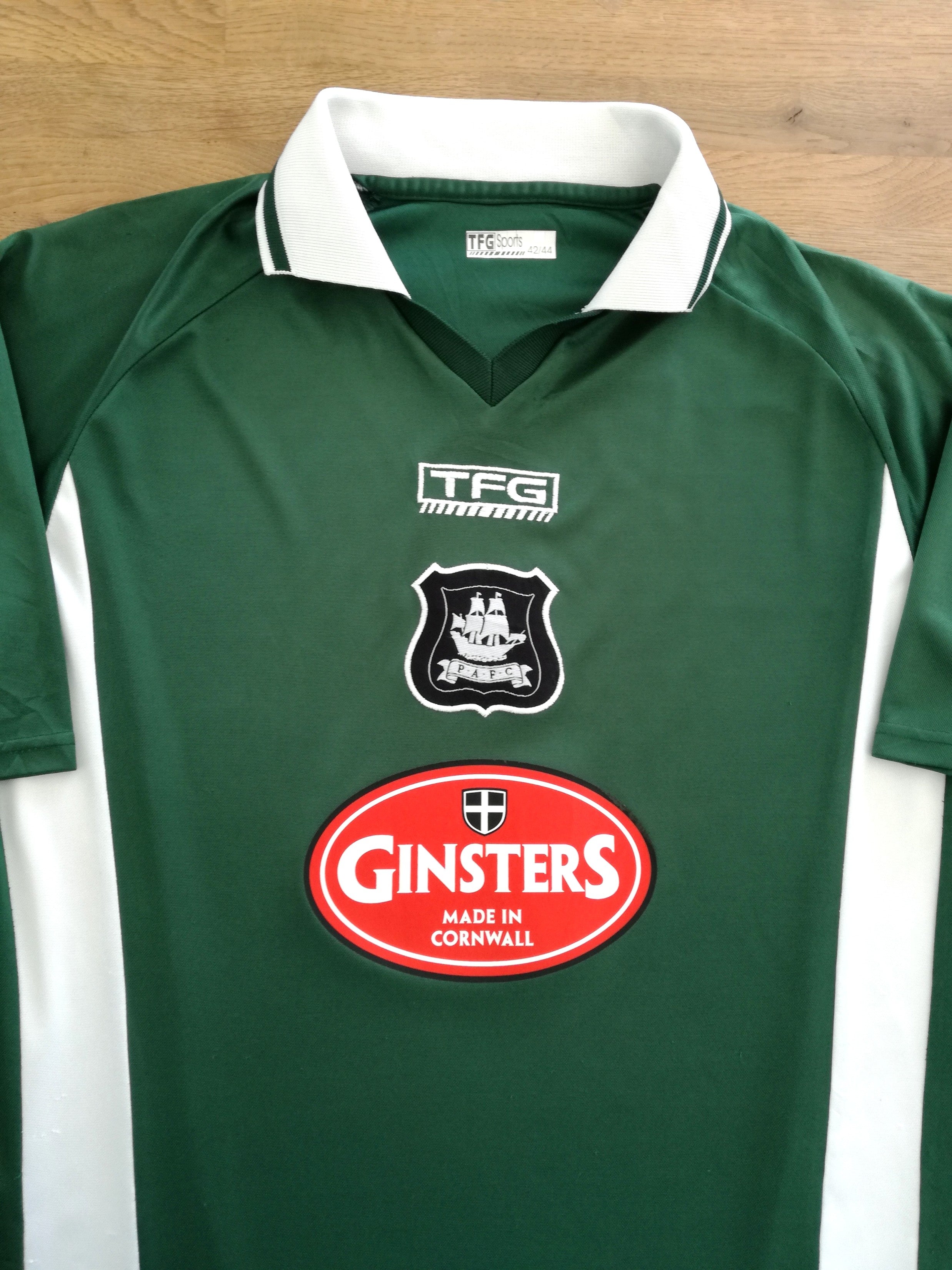 2003/04 Plymouth Argyle Home football Shirt (L)