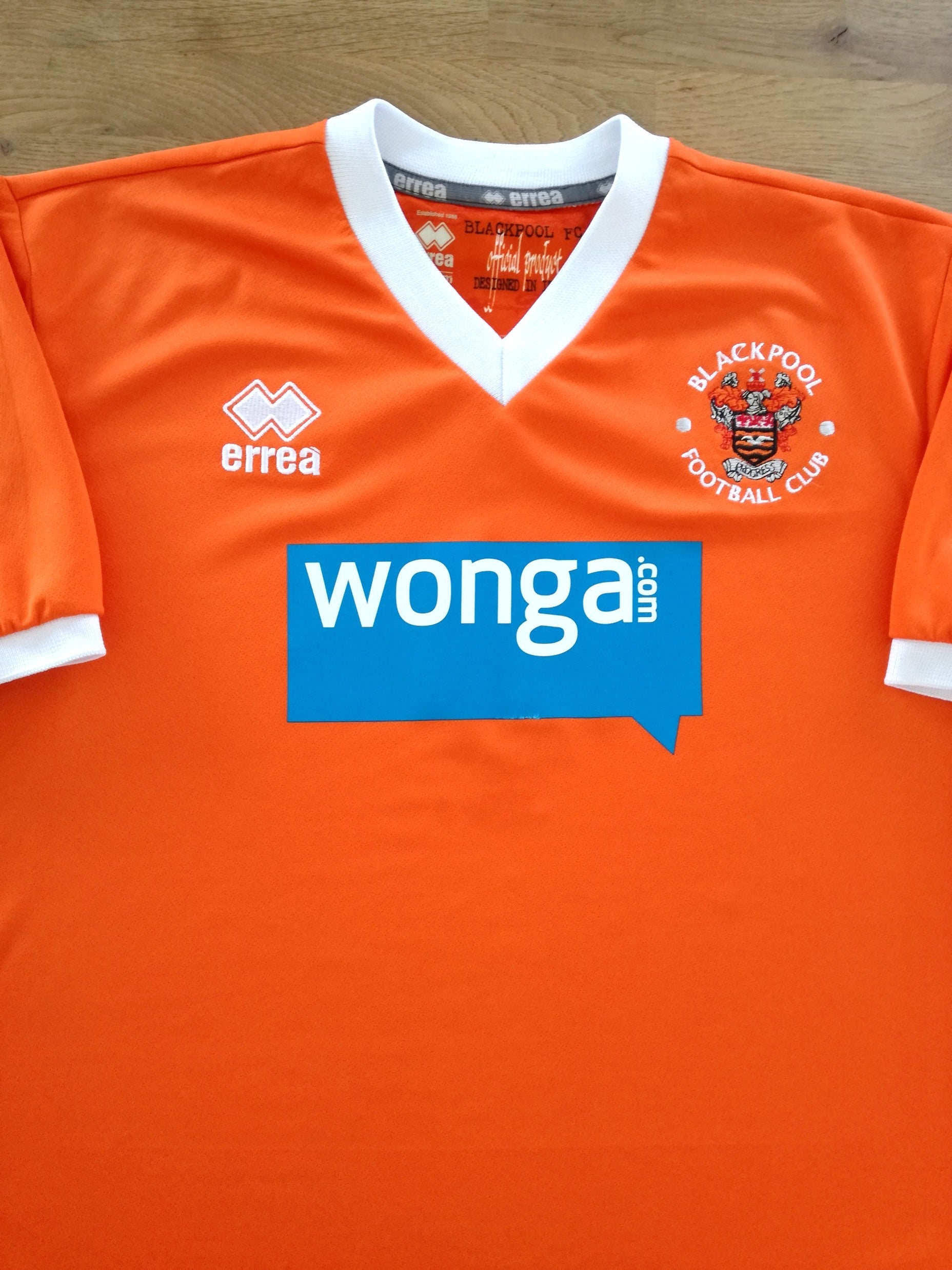 2013/14 Blackpool Home Football Shirt