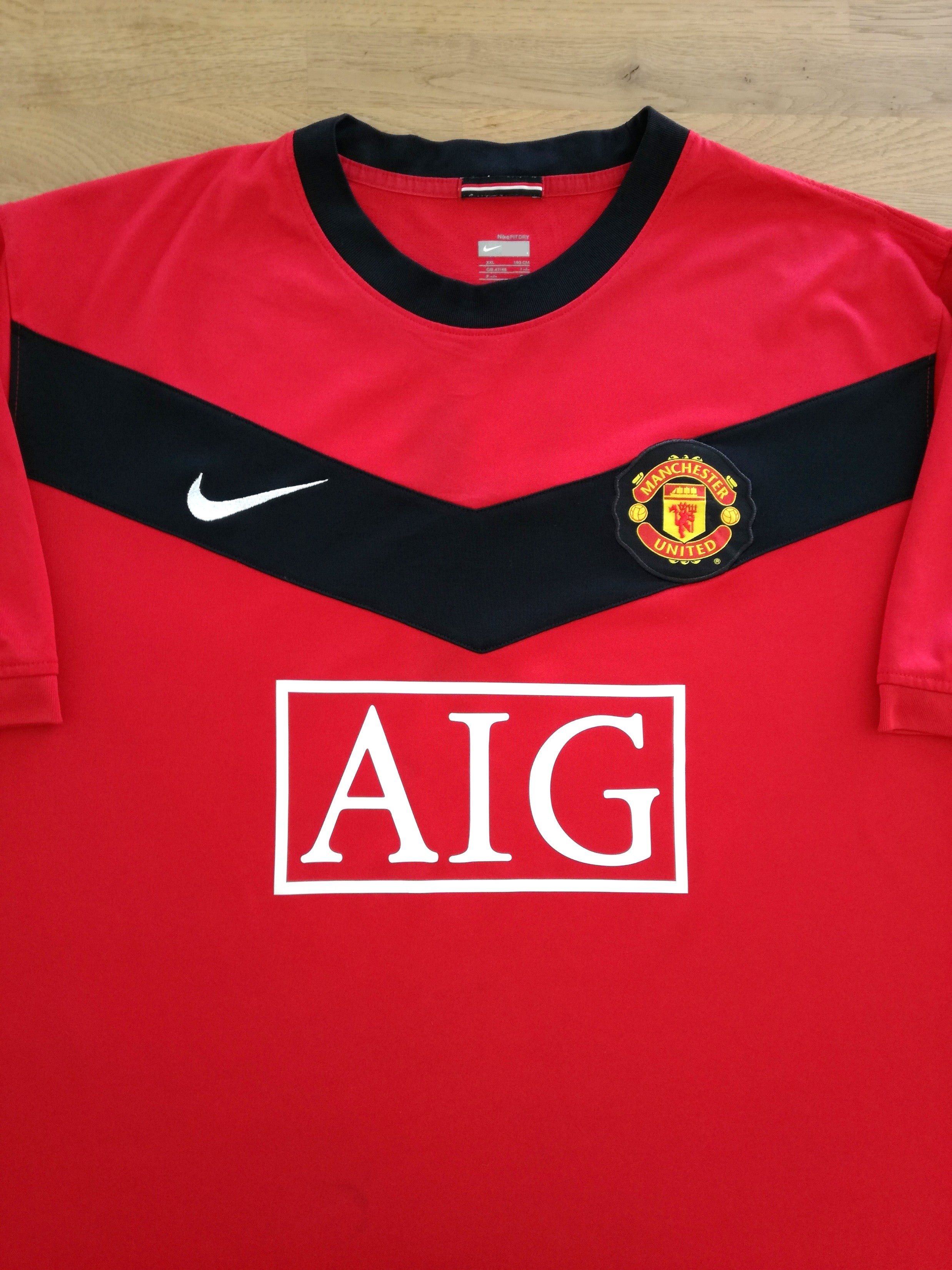 2009/10 Man Utd Home Football Shirt