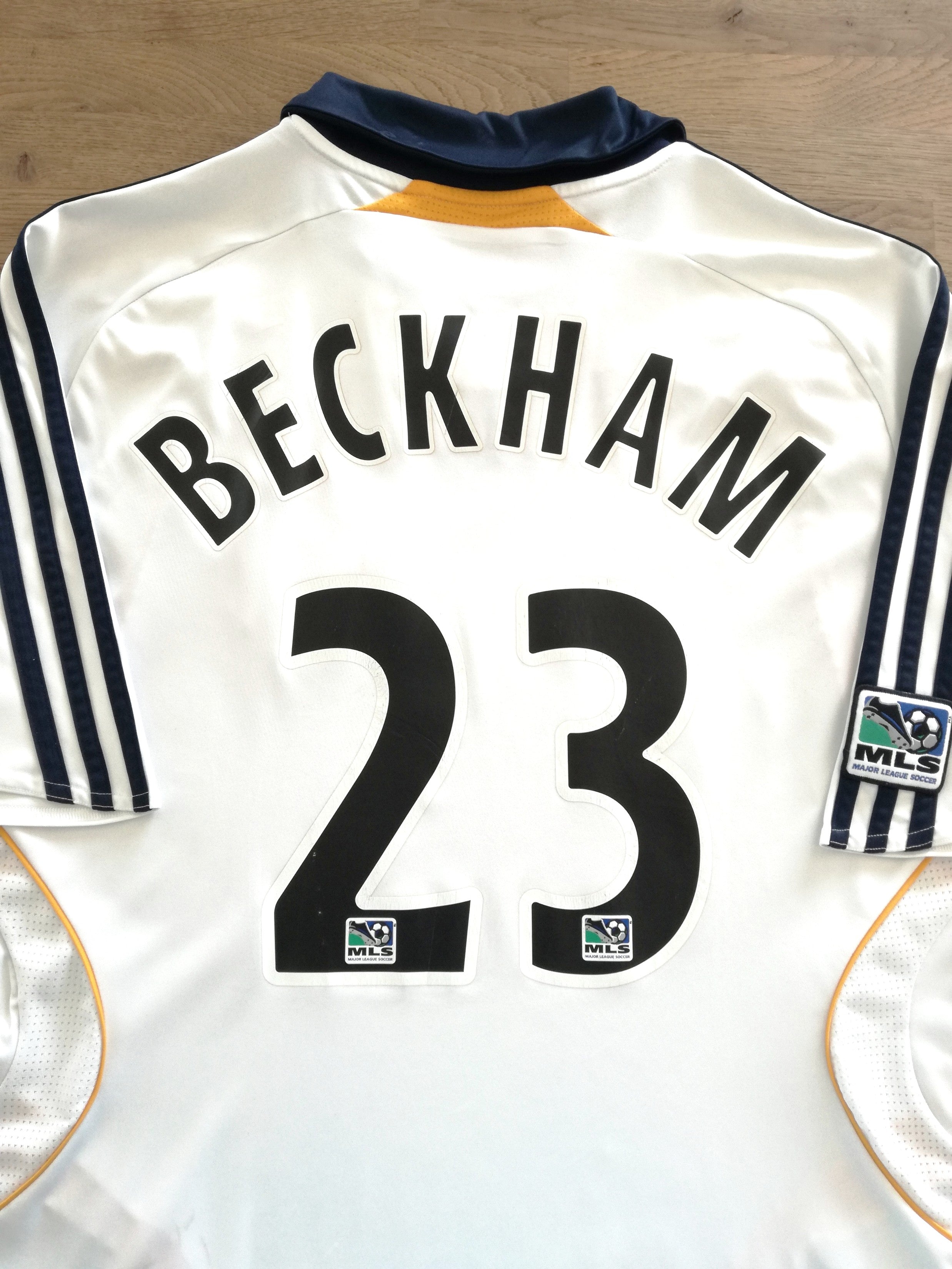 2007 LA Galaxy Home MLS Football Shirt Beckham #23
