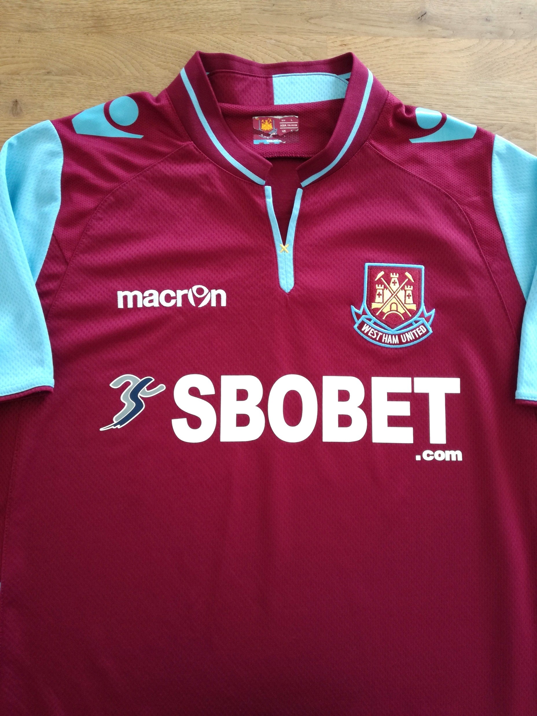 2012/13 West Ham Home Football Shirt